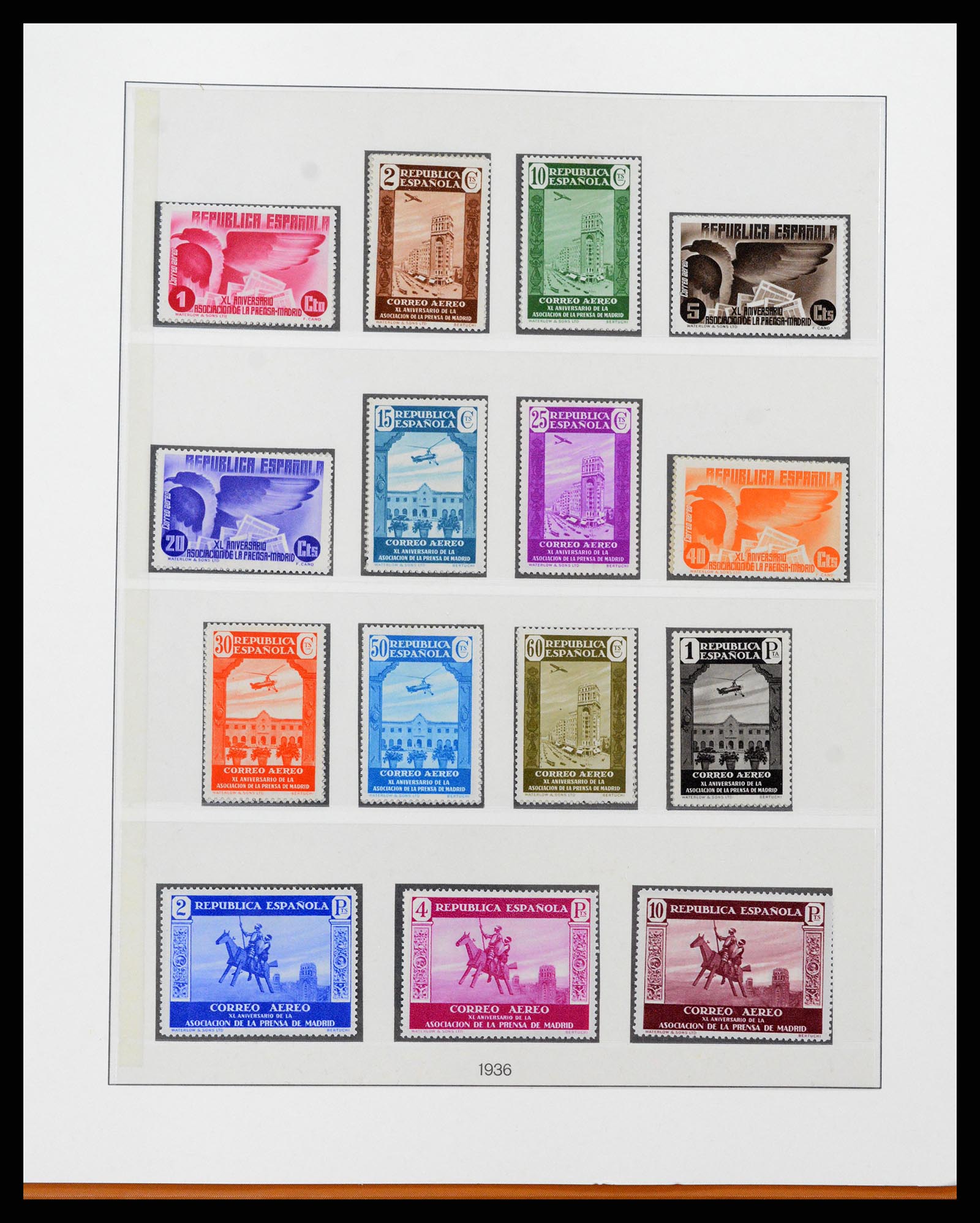 37126 076 - Postzegelverzameling 37126 Spanje en koloniën 1850-1976.