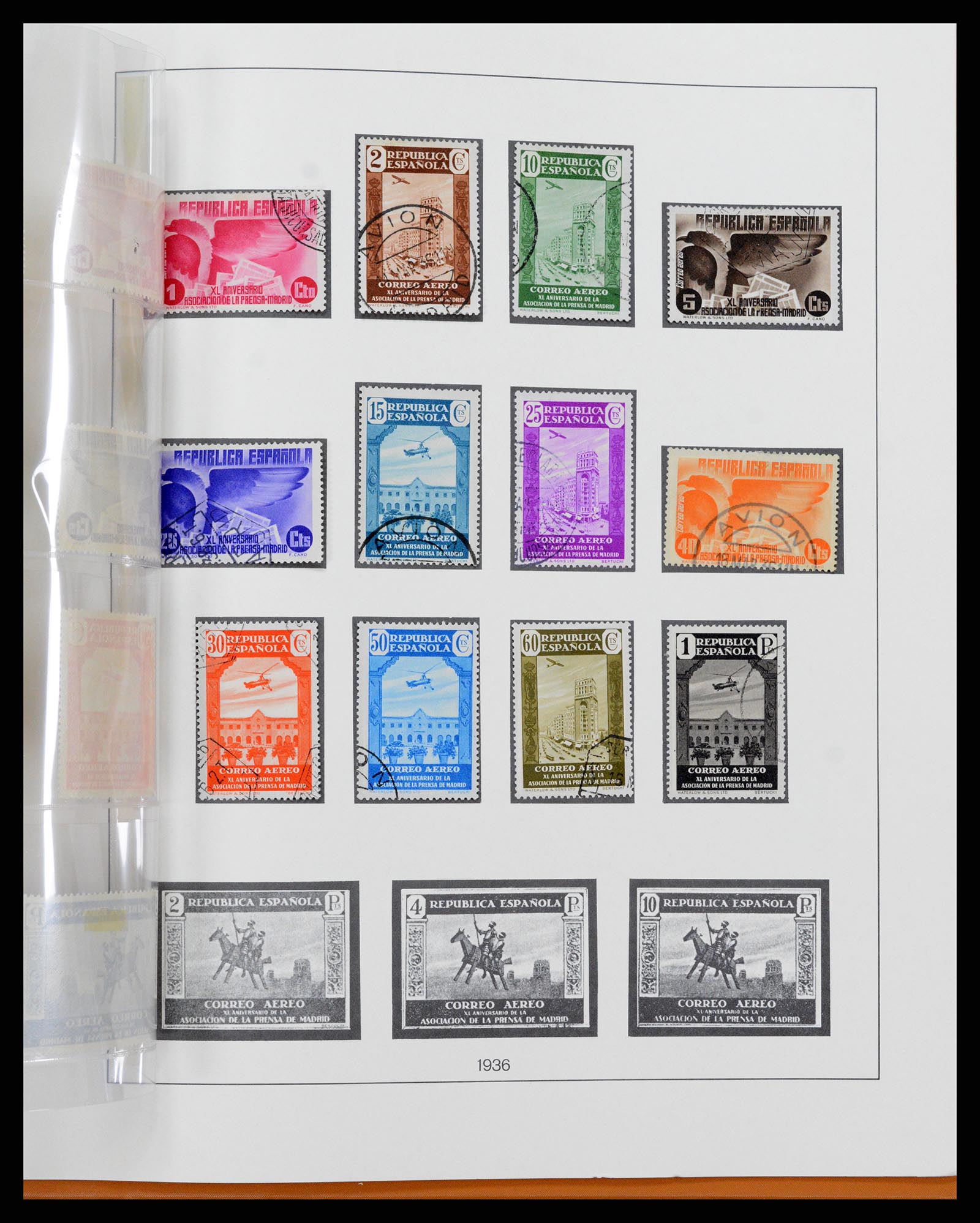 37126 077 - Postzegelverzameling 37126 Spanje en koloniën 1850-1976.