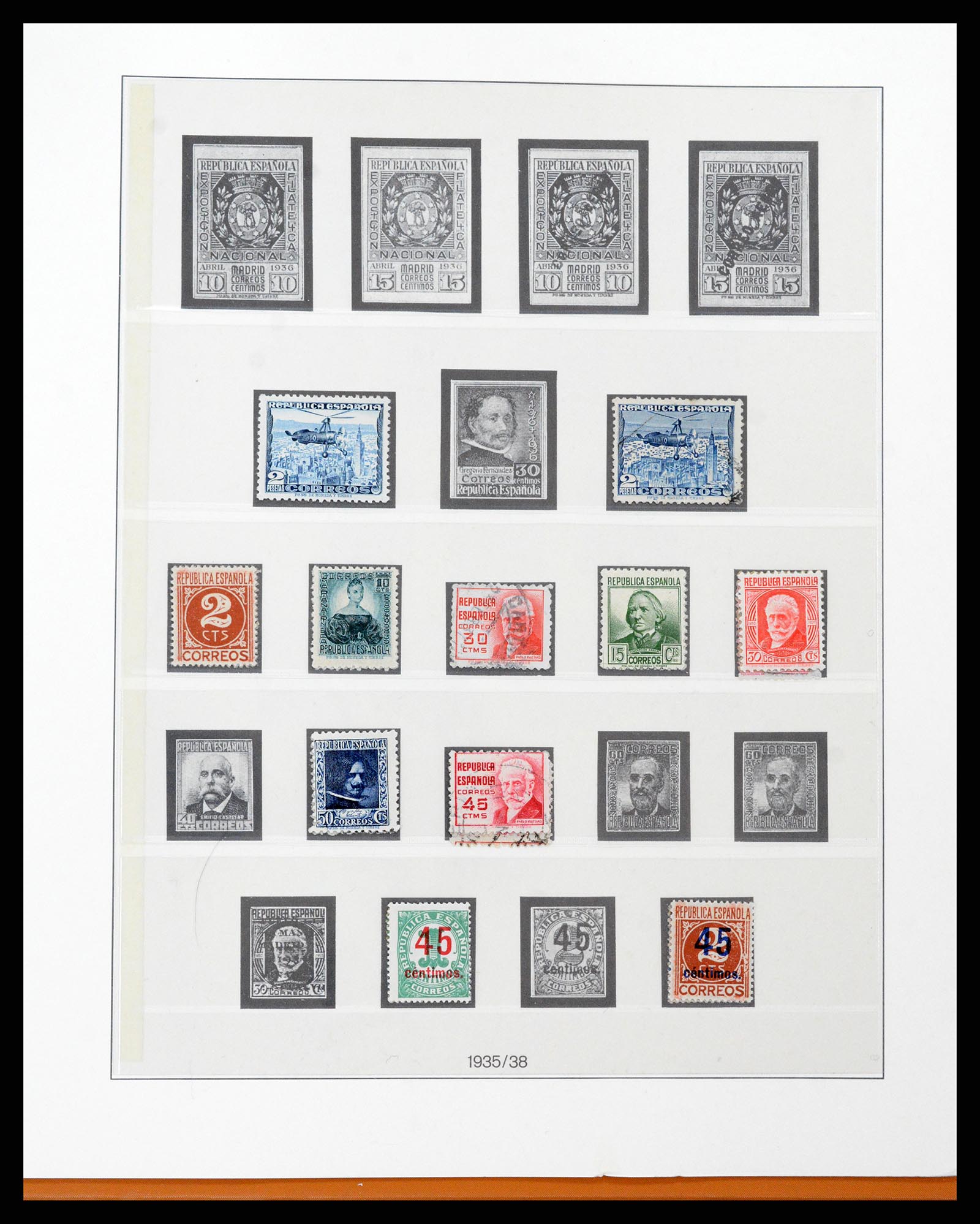37126 078 - Postzegelverzameling 37126 Spanje en koloniën 1850-1976.