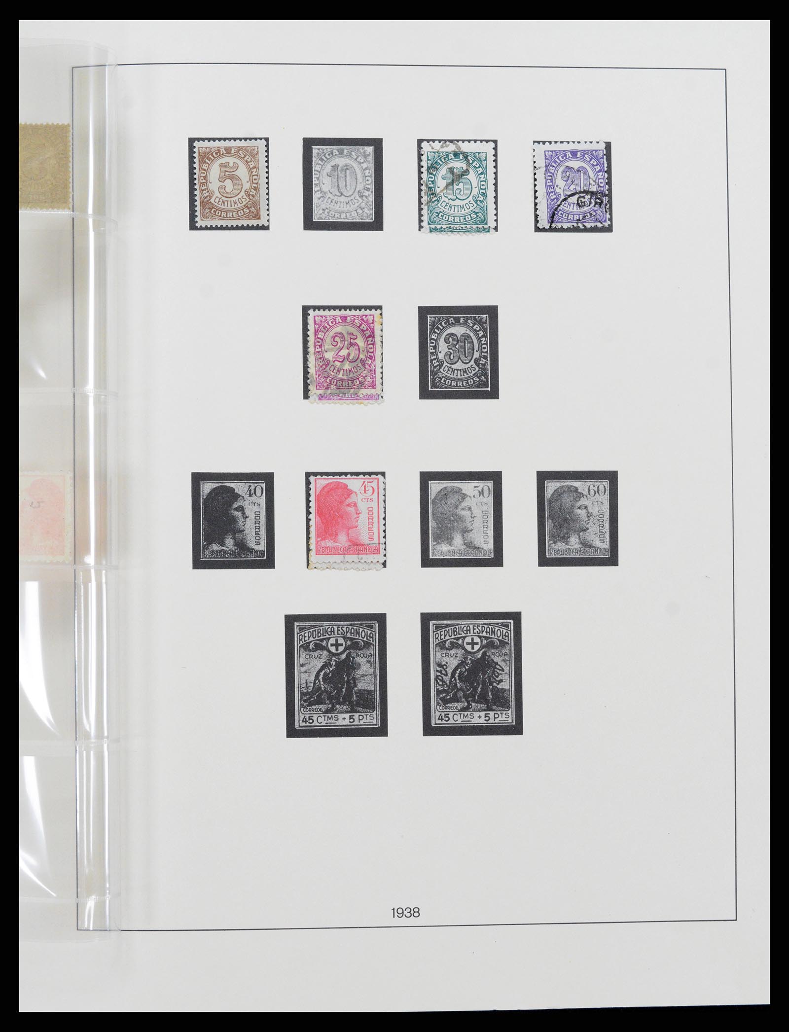 37126 084 - Postzegelverzameling 37126 Spanje en koloniën 1850-1976.