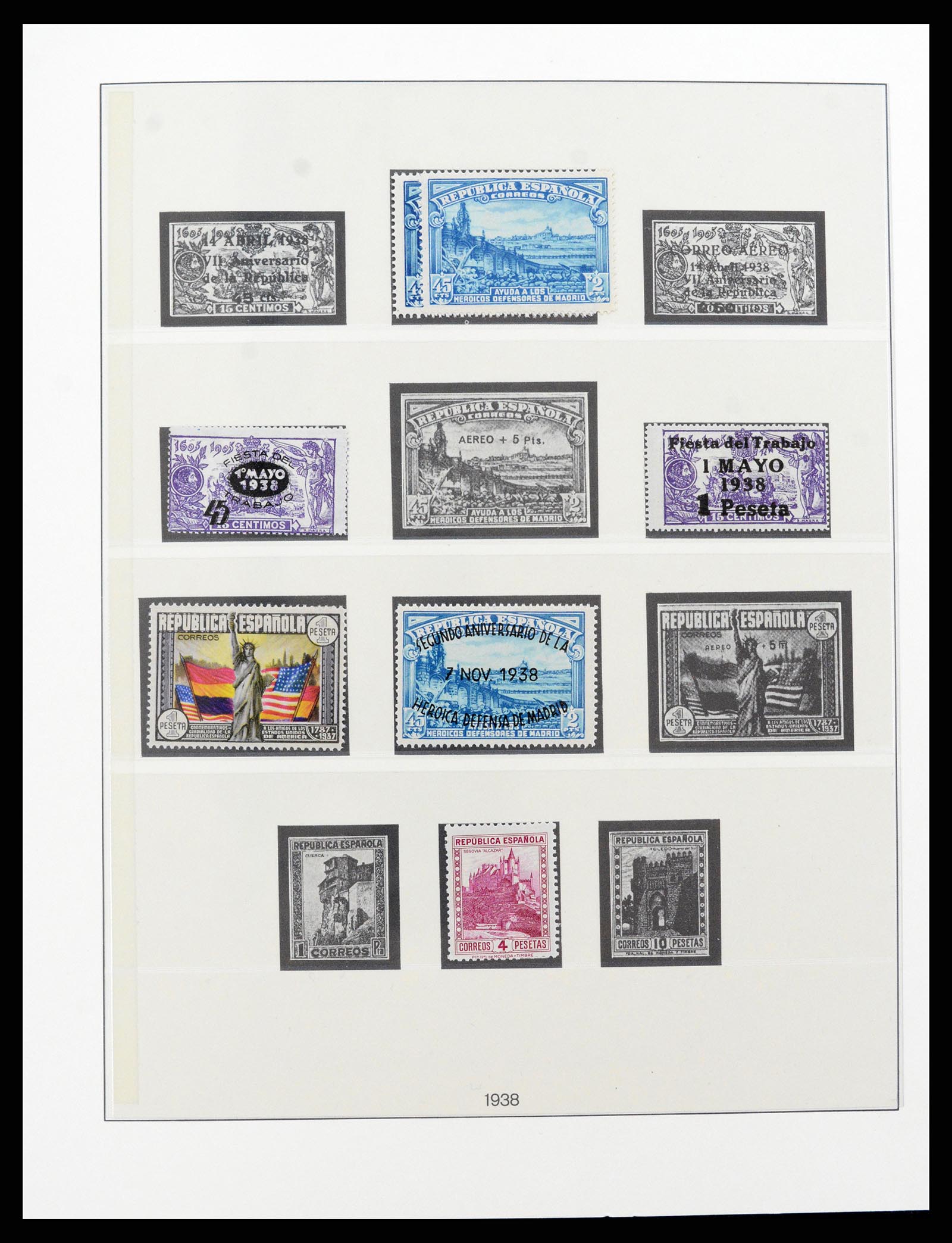 37126 085 - Postzegelverzameling 37126 Spanje en koloniën 1850-1976.