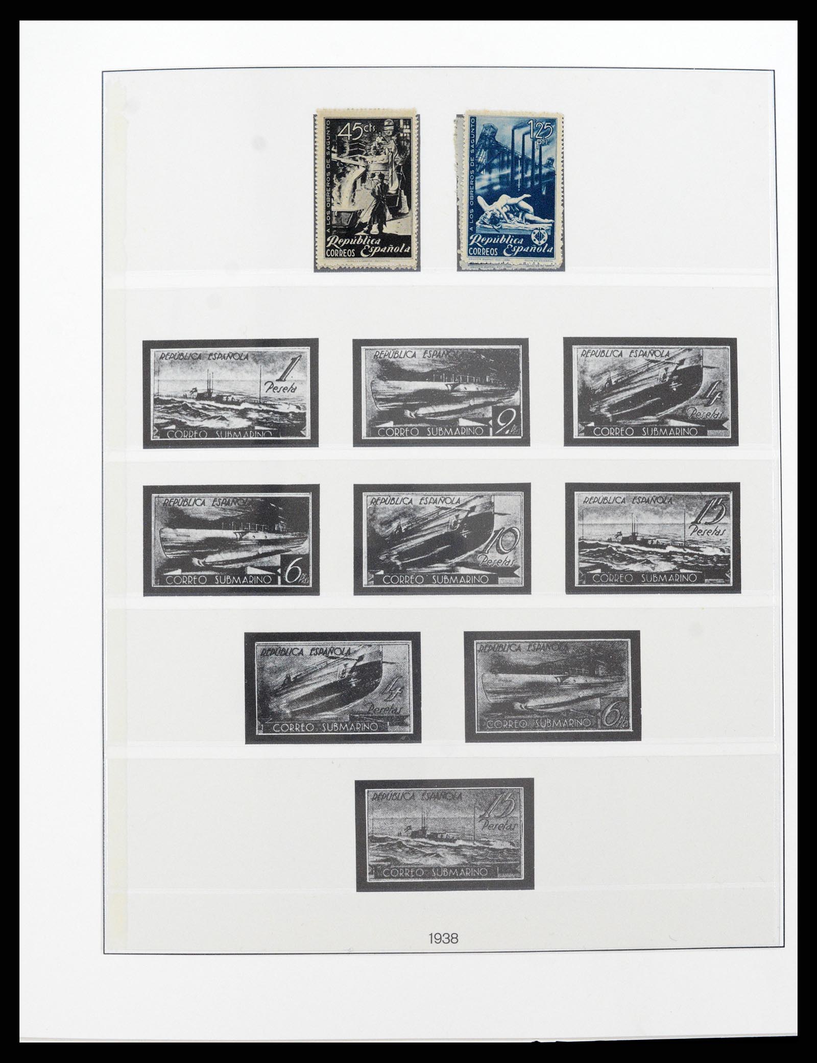 37126 088 - Postzegelverzameling 37126 Spanje en koloniën 1850-1976.