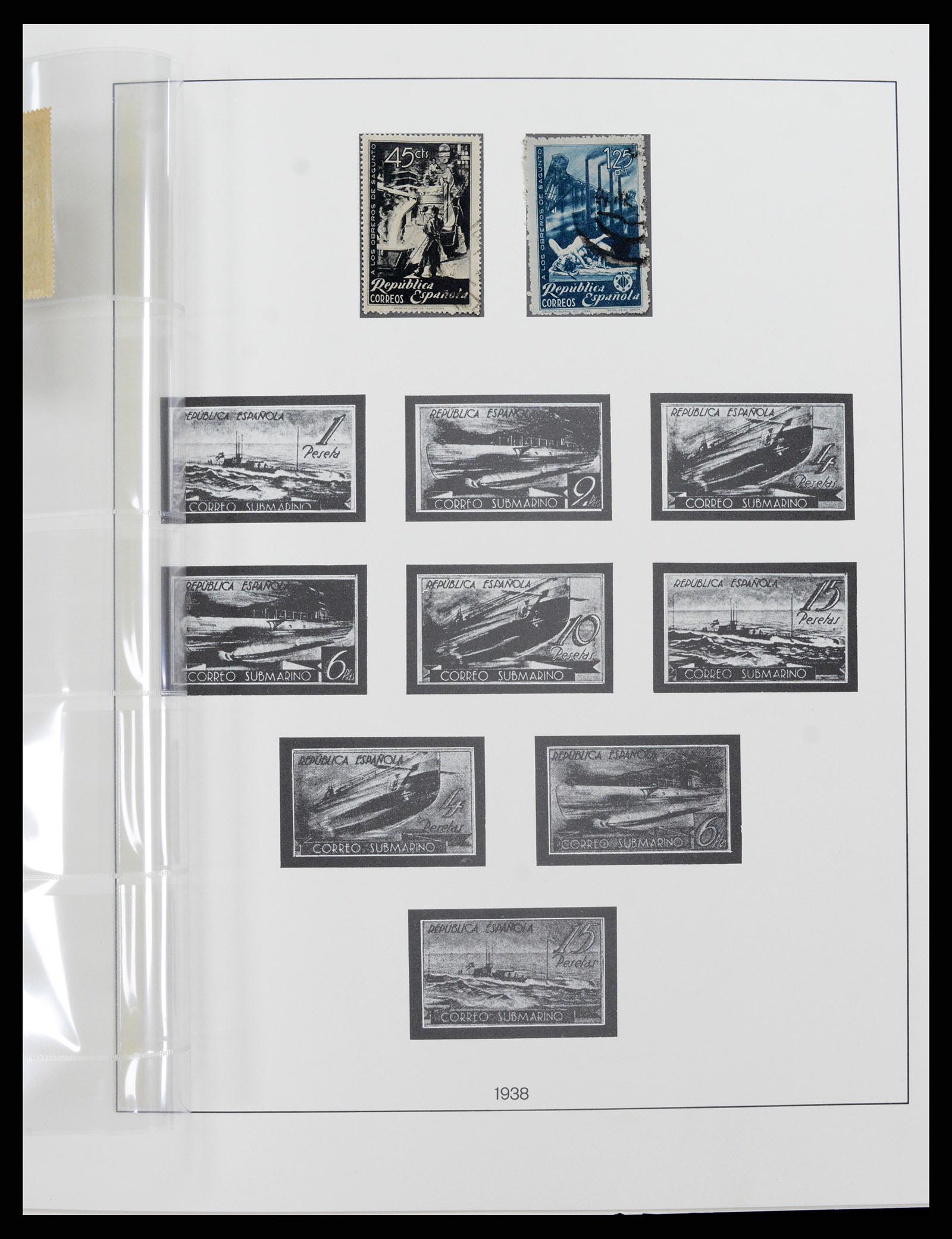 37126 089 - Postzegelverzameling 37126 Spanje en koloniën 1850-1976.