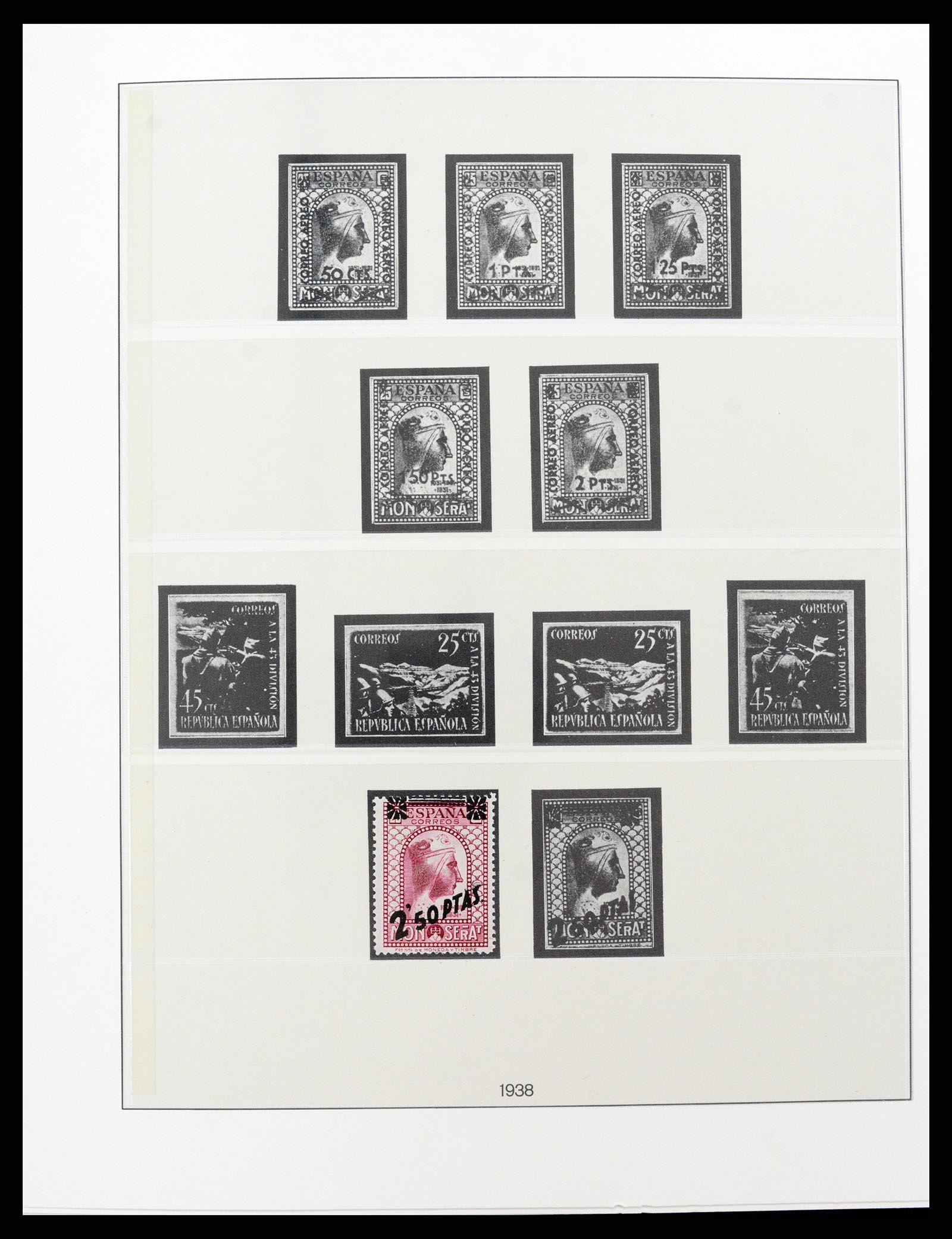 37126 090 - Postzegelverzameling 37126 Spanje en koloniën 1850-1976.