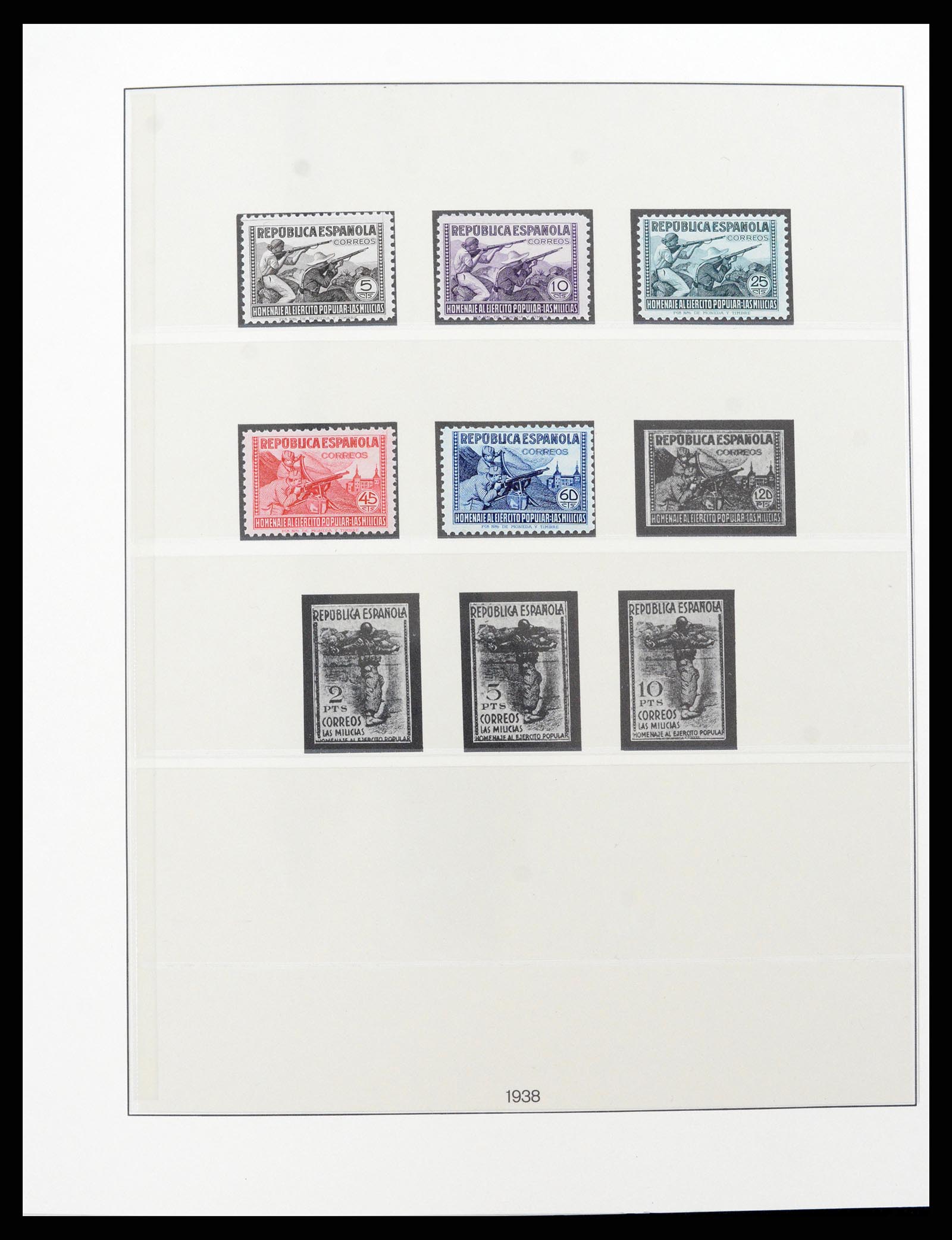 37126 091 - Postzegelverzameling 37126 Spanje en koloniën 1850-1976.