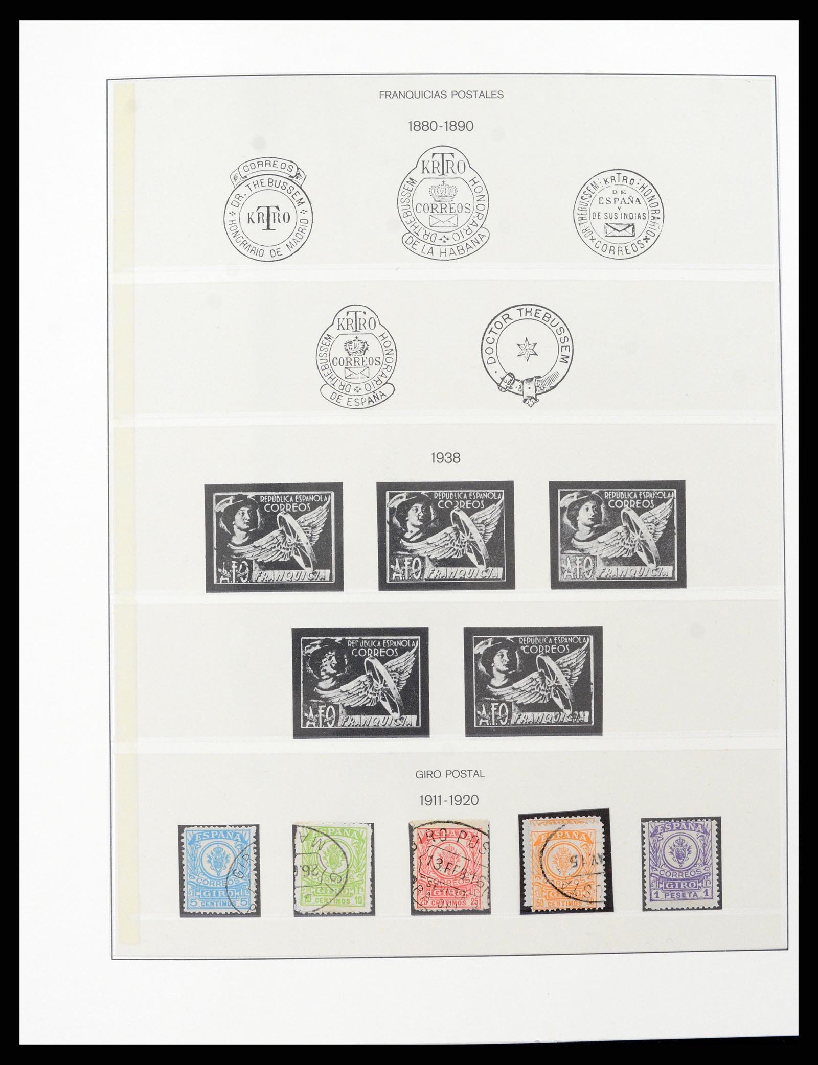 37126 092 - Postzegelverzameling 37126 Spanje en koloniën 1850-1976.