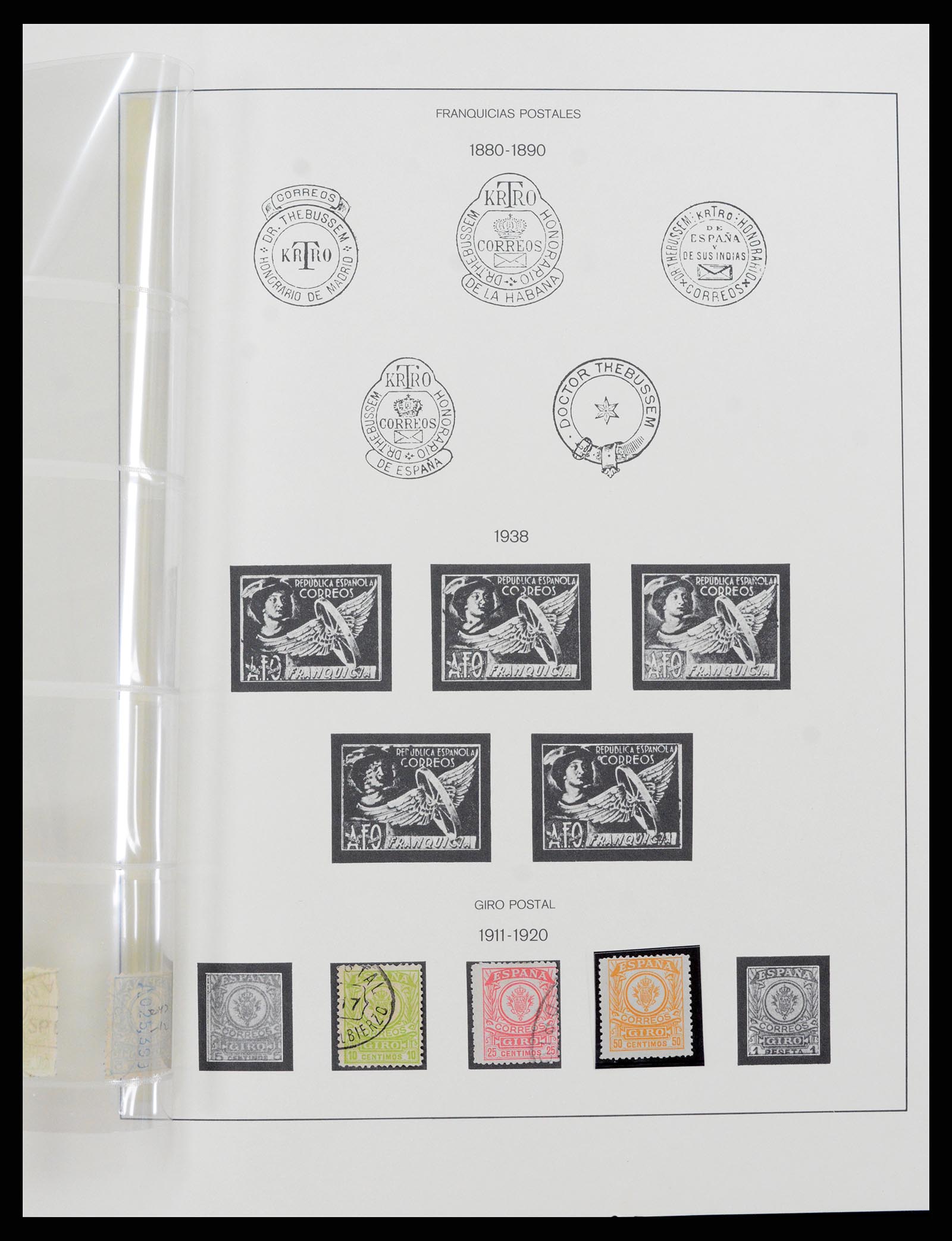 37126 093 - Postzegelverzameling 37126 Spanje en koloniën 1850-1976.
