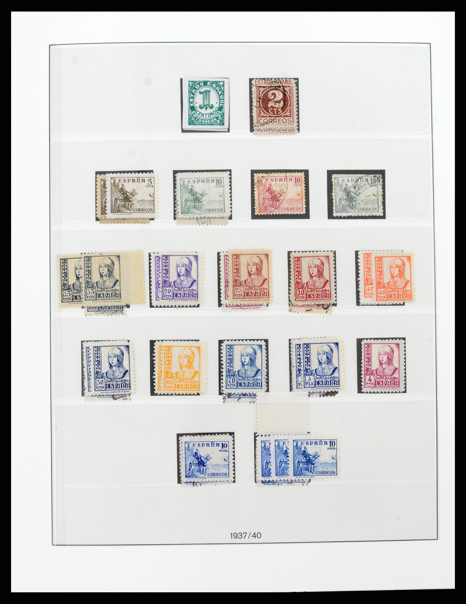 37126 096 - Postzegelverzameling 37126 Spanje en koloniën 1850-1976.