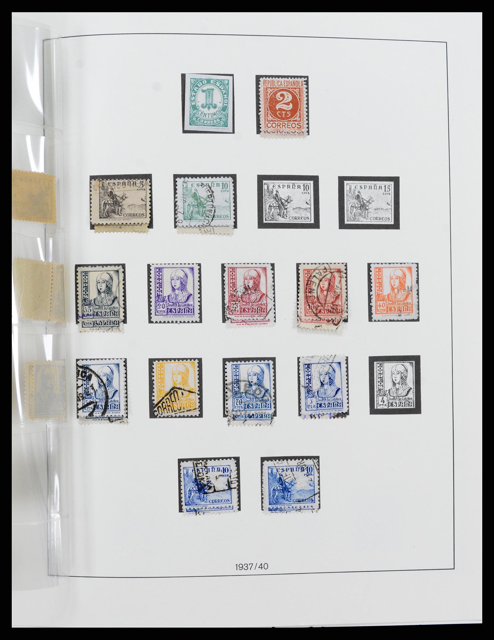 37126 097 - Postzegelverzameling 37126 Spanje en koloniën 1850-1976.