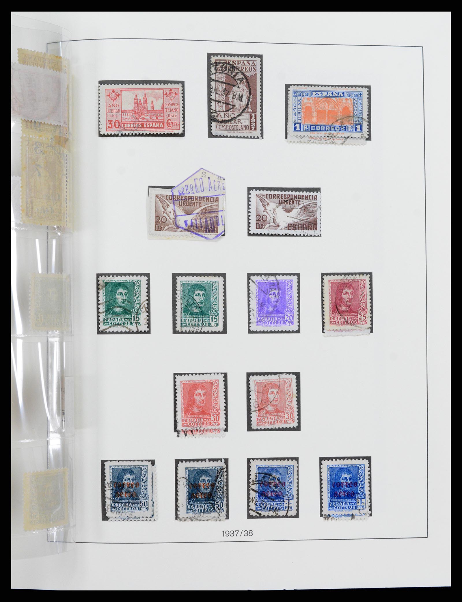 37126 099 - Postzegelverzameling 37126 Spanje en koloniën 1850-1976.