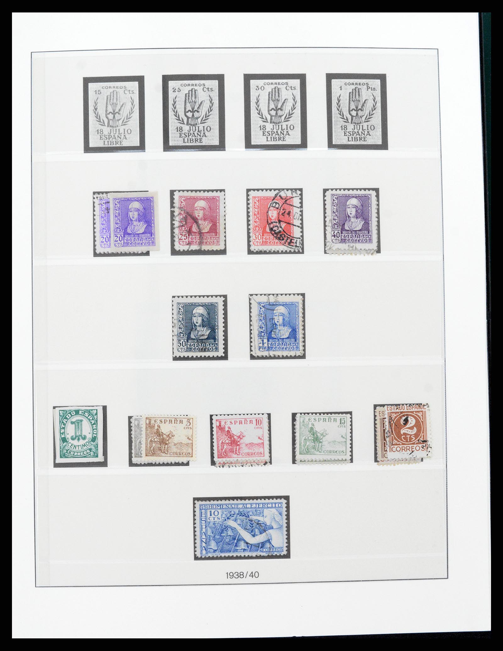 37126 102 - Postzegelverzameling 37126 Spanje en koloniën 1850-1976.