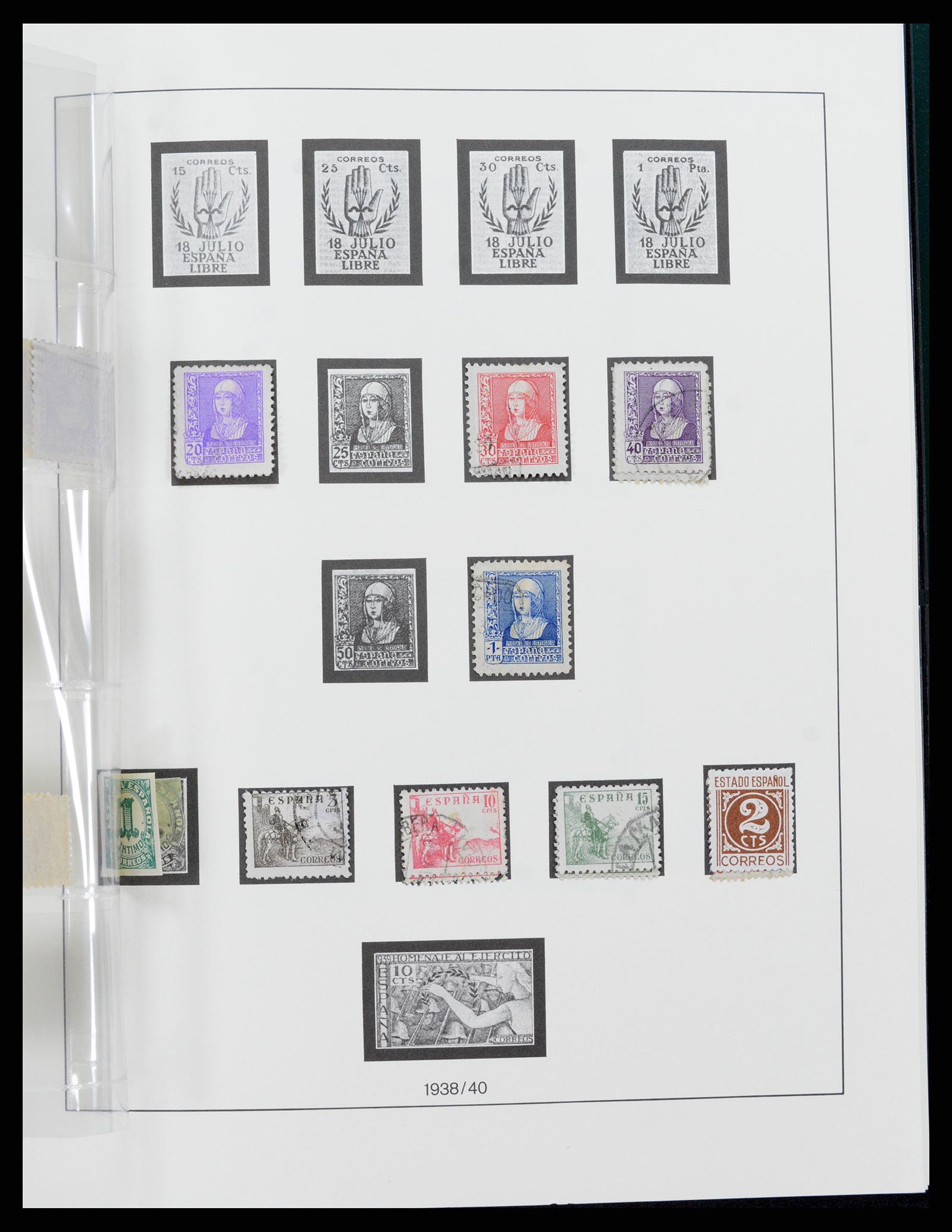 37126 103 - Postzegelverzameling 37126 Spanje en koloniën 1850-1976.