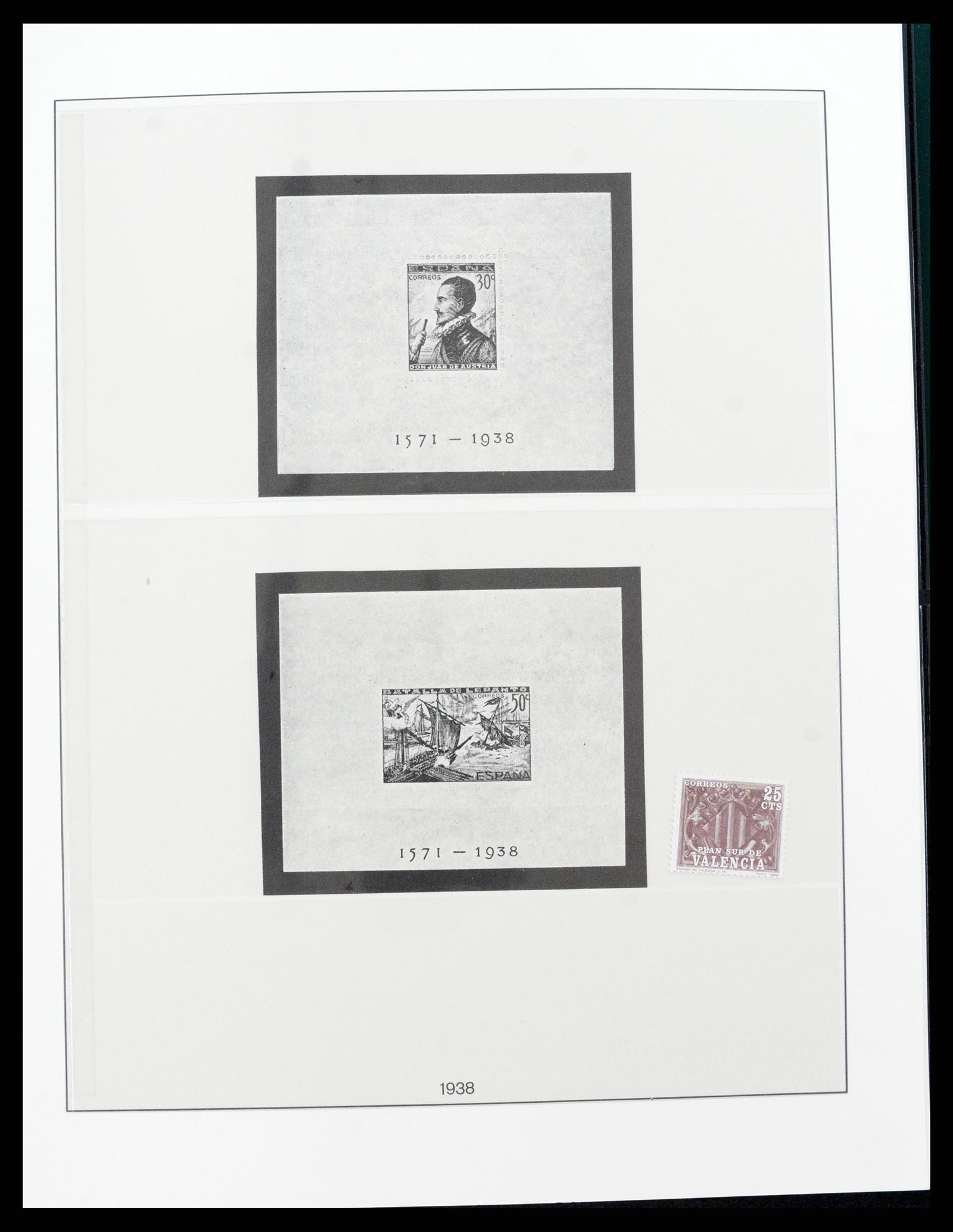 37126 104 - Postzegelverzameling 37126 Spanje en koloniën 1850-1976.
