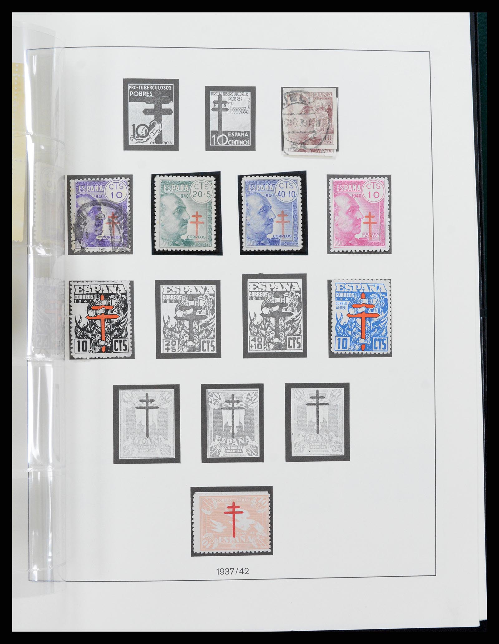 37126 106 - Postzegelverzameling 37126 Spanje en koloniën 1850-1976.