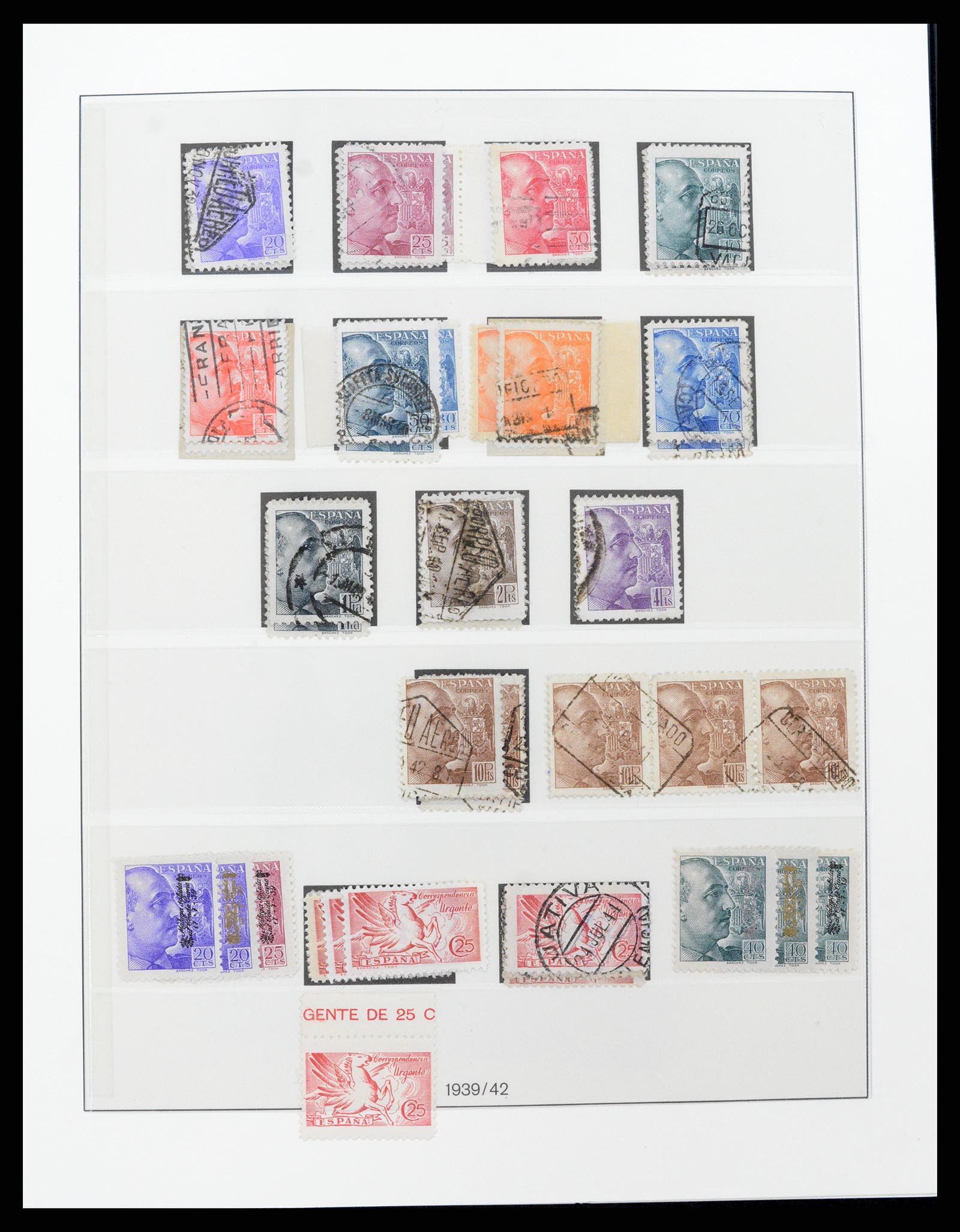37126 107 - Postzegelverzameling 37126 Spanje en koloniën 1850-1976.
