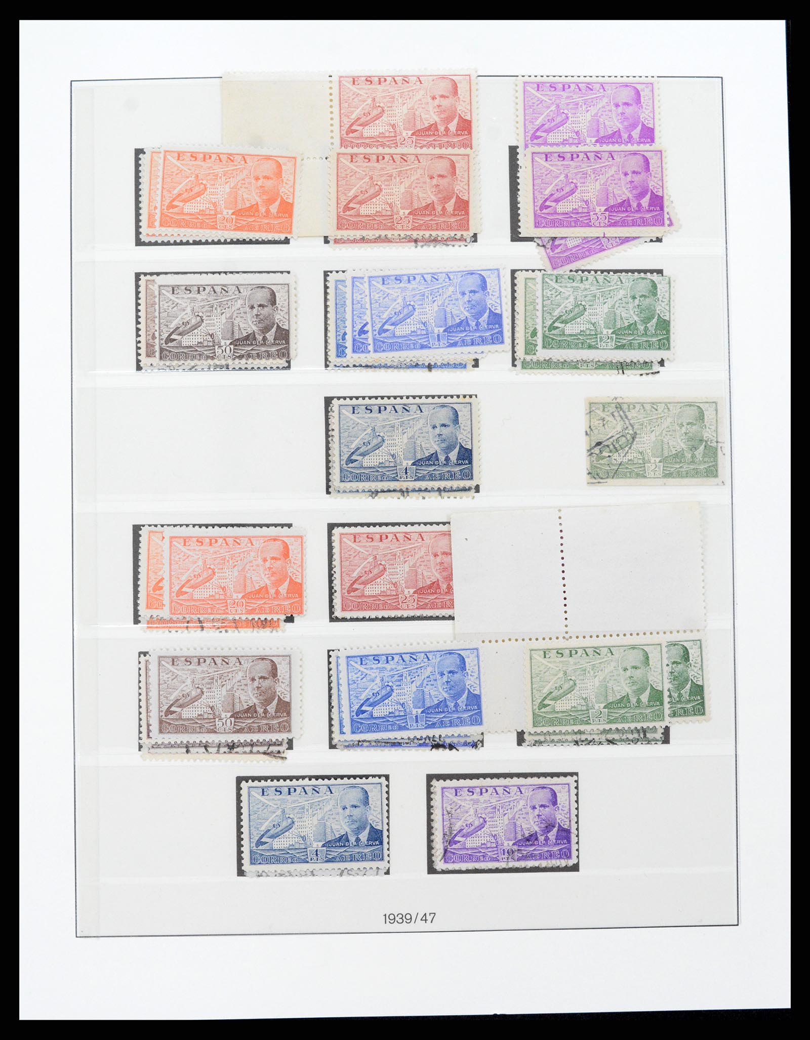 37126 109 - Postzegelverzameling 37126 Spanje en koloniën 1850-1976.