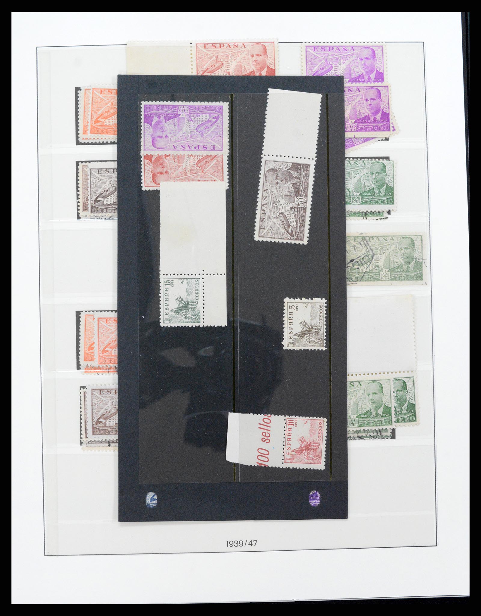 37126 111 - Postzegelverzameling 37126 Spanje en koloniën 1850-1976.