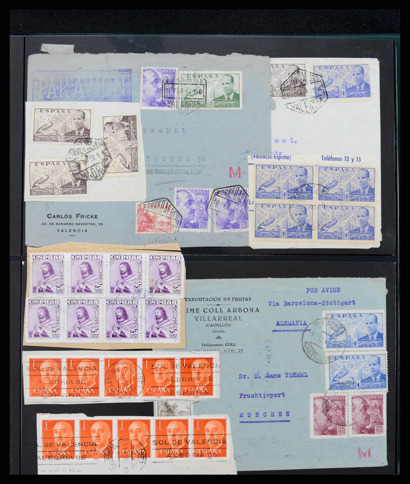 37126 112 - Postzegelverzameling 37126 Spanje en koloniën 1850-1976.