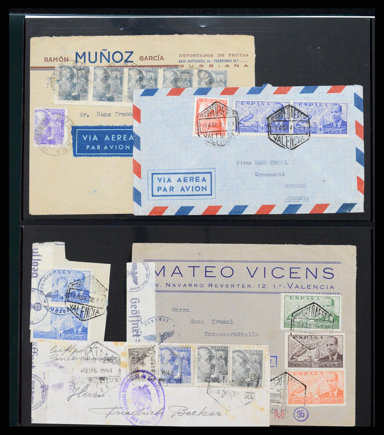 37126 113 - Postzegelverzameling 37126 Spanje en koloniën 1850-1976.