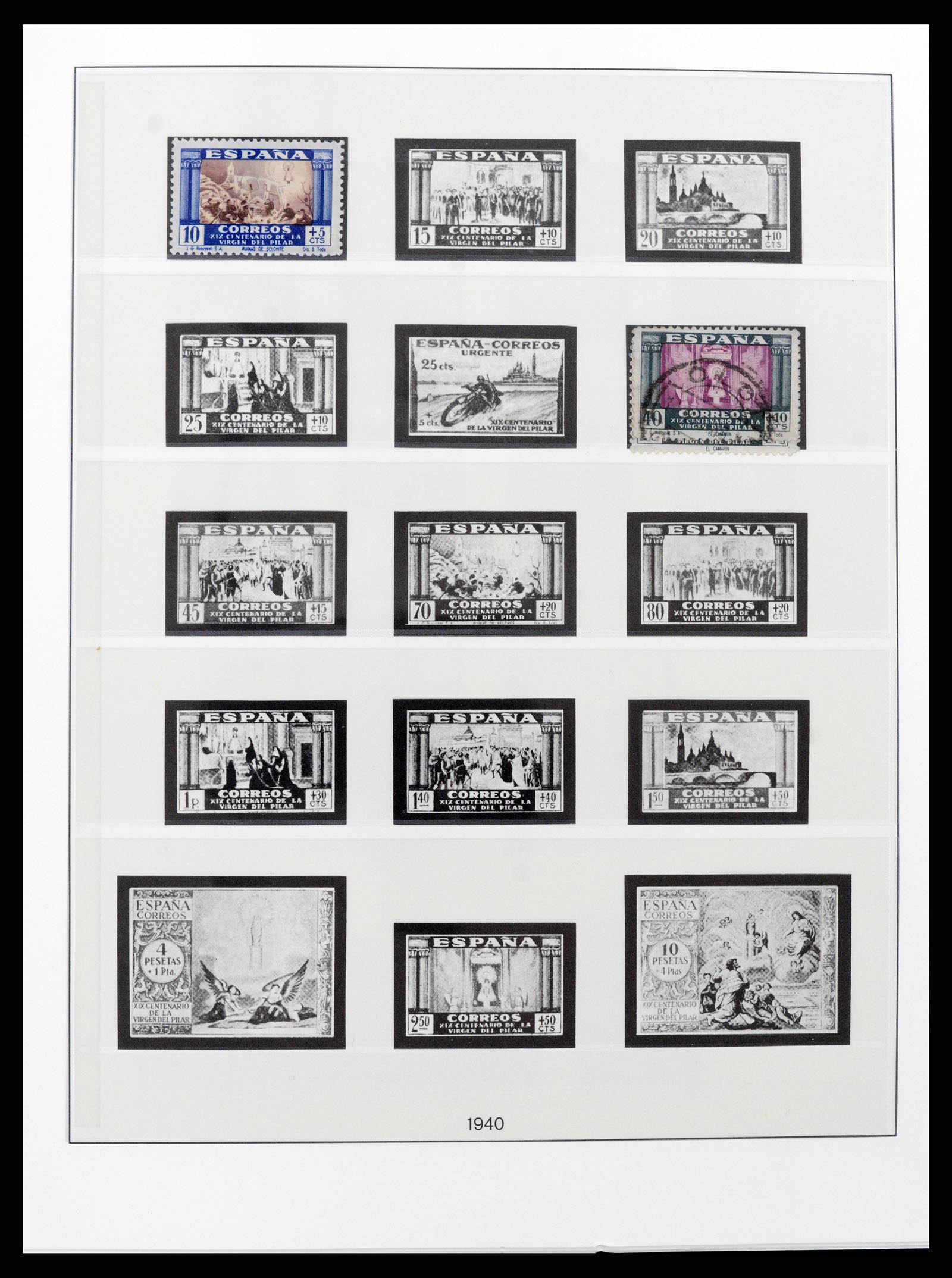 37126 114 - Postzegelverzameling 37126 Spanje en koloniën 1850-1976.