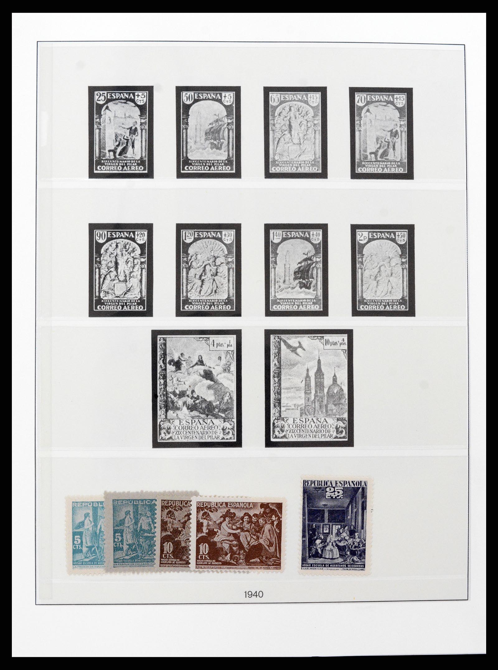 37126 115 - Postzegelverzameling 37126 Spanje en koloniën 1850-1976.
