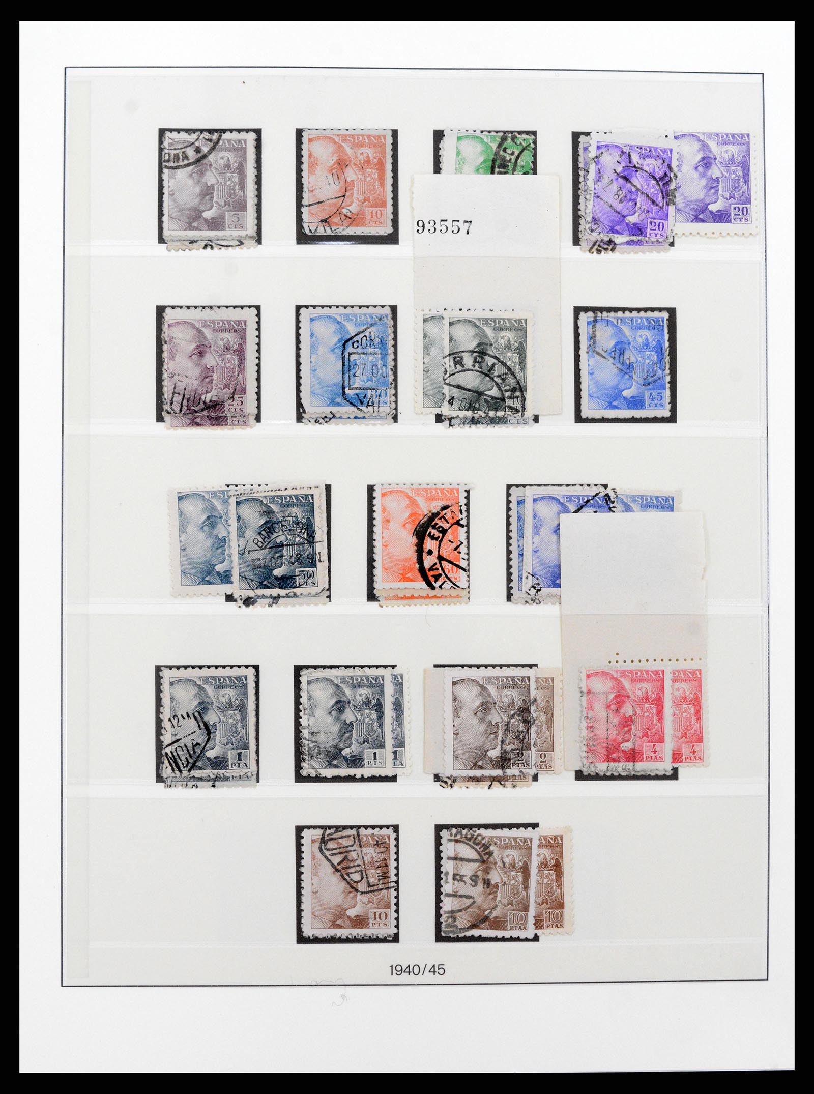 37126 116 - Postzegelverzameling 37126 Spanje en koloniën 1850-1976.