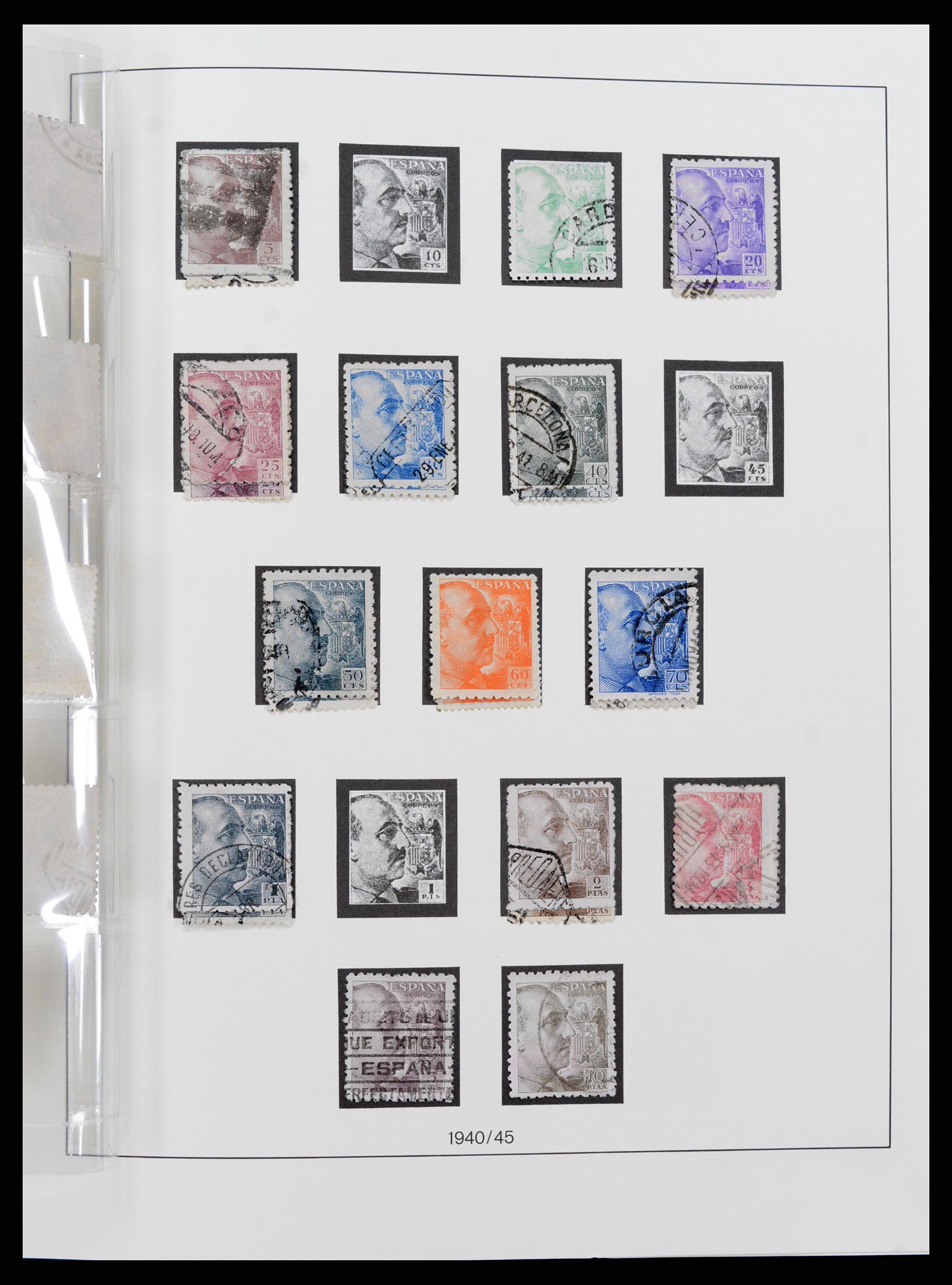 37126 117 - Postzegelverzameling 37126 Spanje en koloniën 1850-1976.