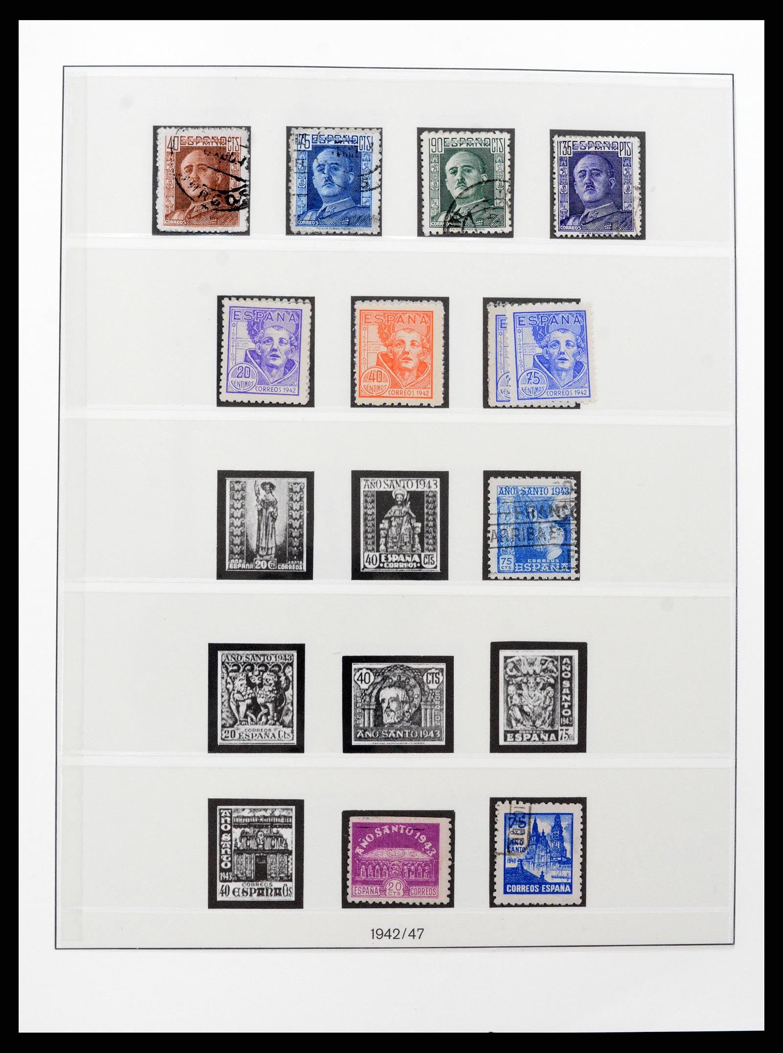 37126 118 - Postzegelverzameling 37126 Spanje en koloniën 1850-1976.