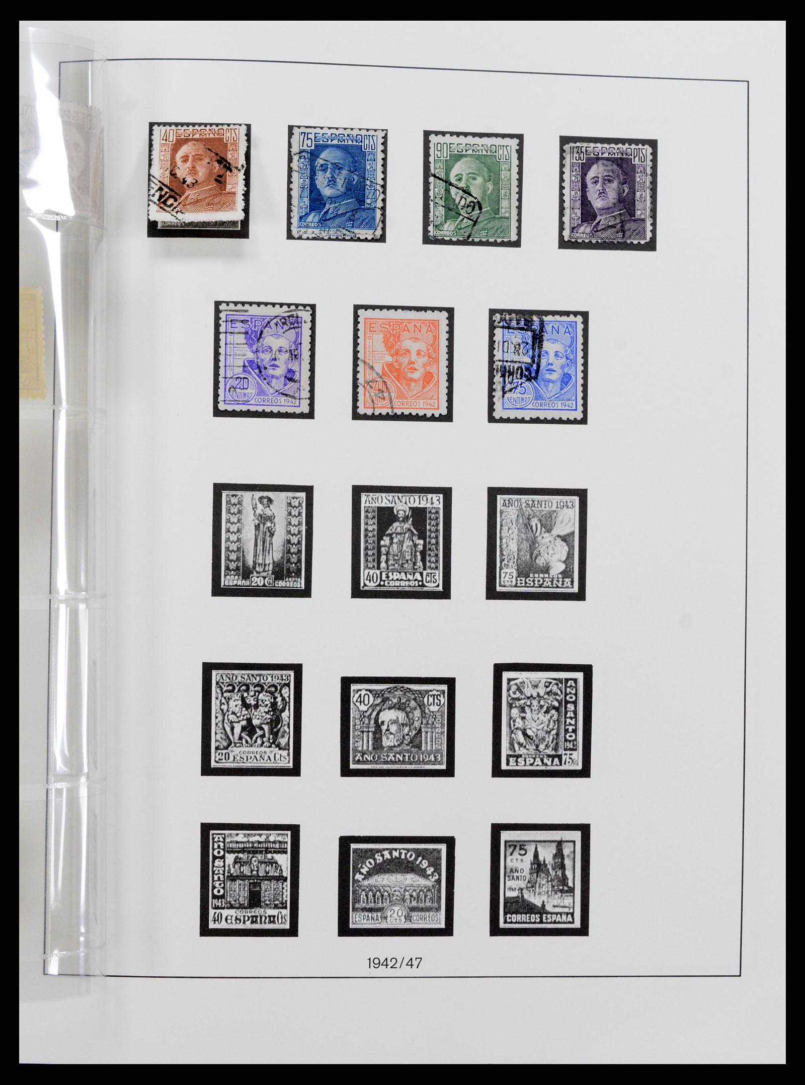 37126 119 - Postzegelverzameling 37126 Spanje en koloniën 1850-1976.