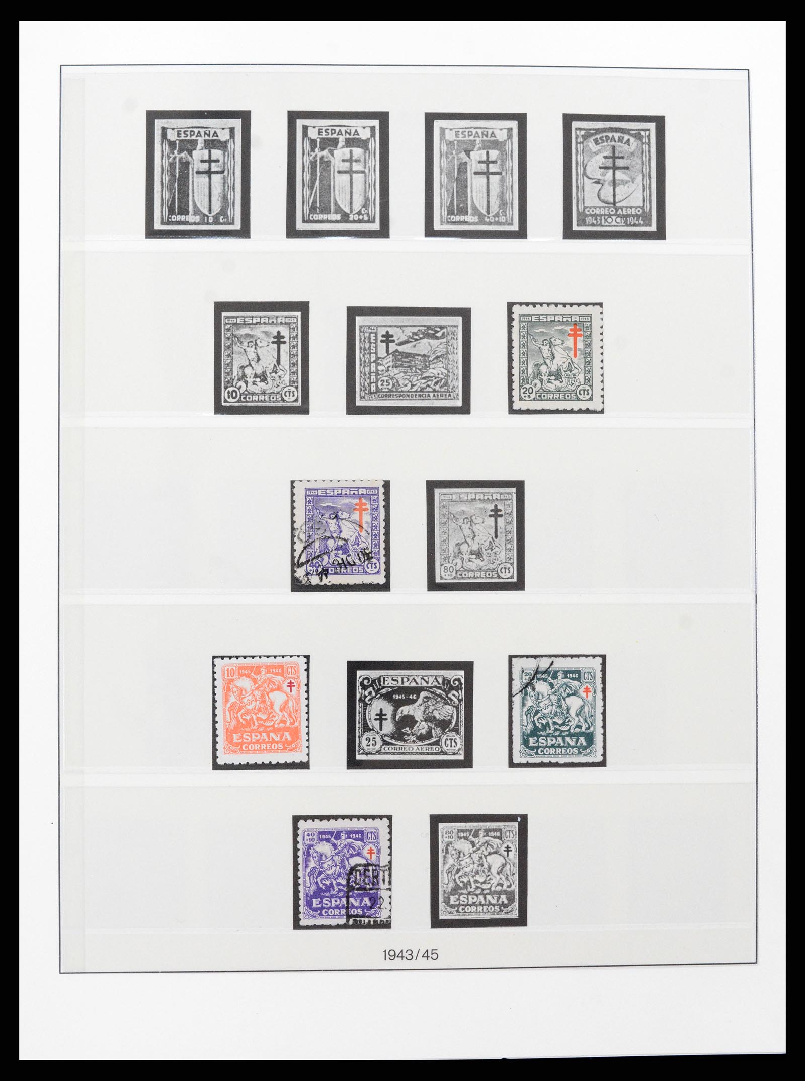 37126 120 - Postzegelverzameling 37126 Spanje en koloniën 1850-1976.