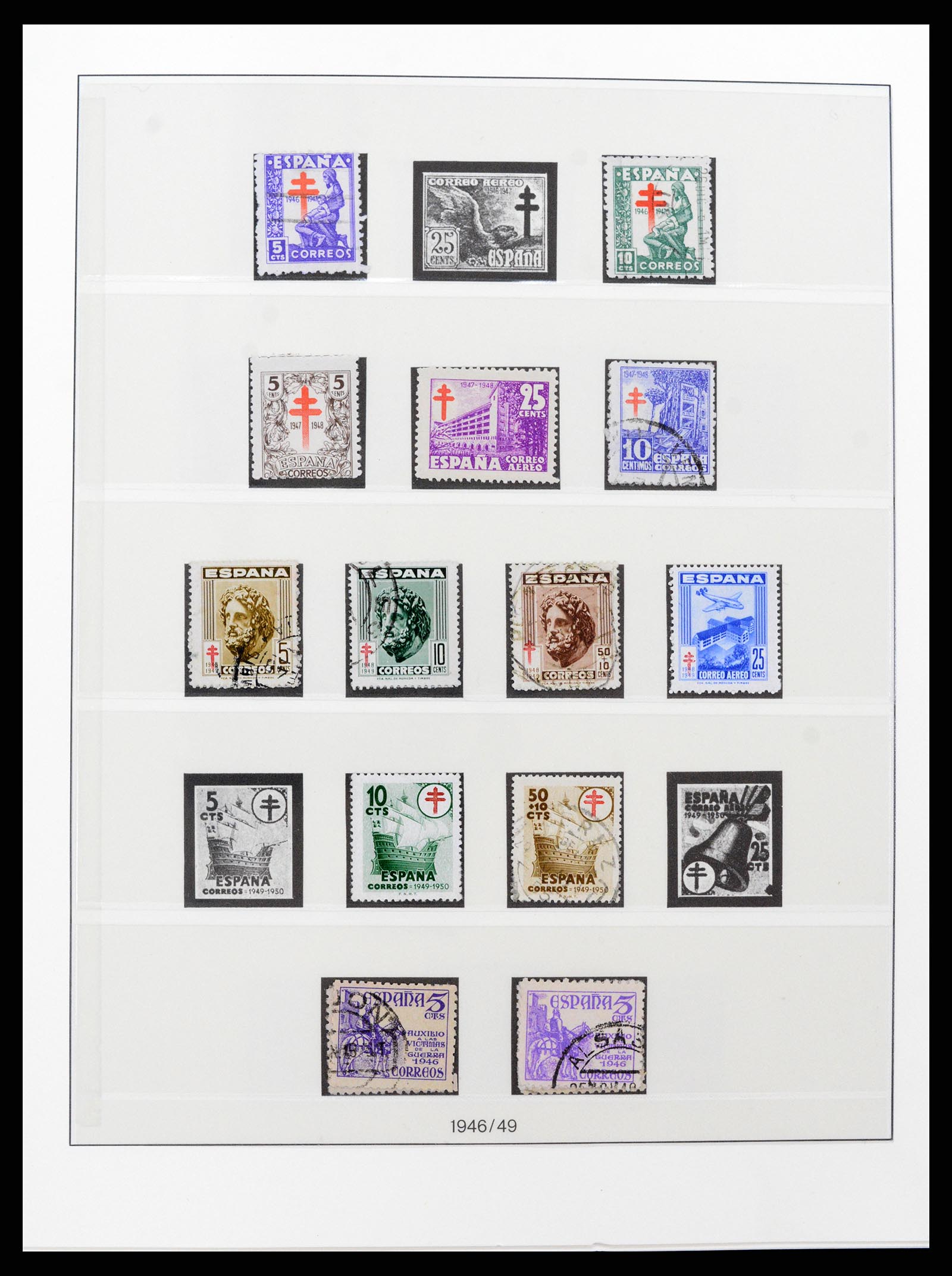 37126 123 - Stamp collection 37126 Spain and colonies 1850-1976.