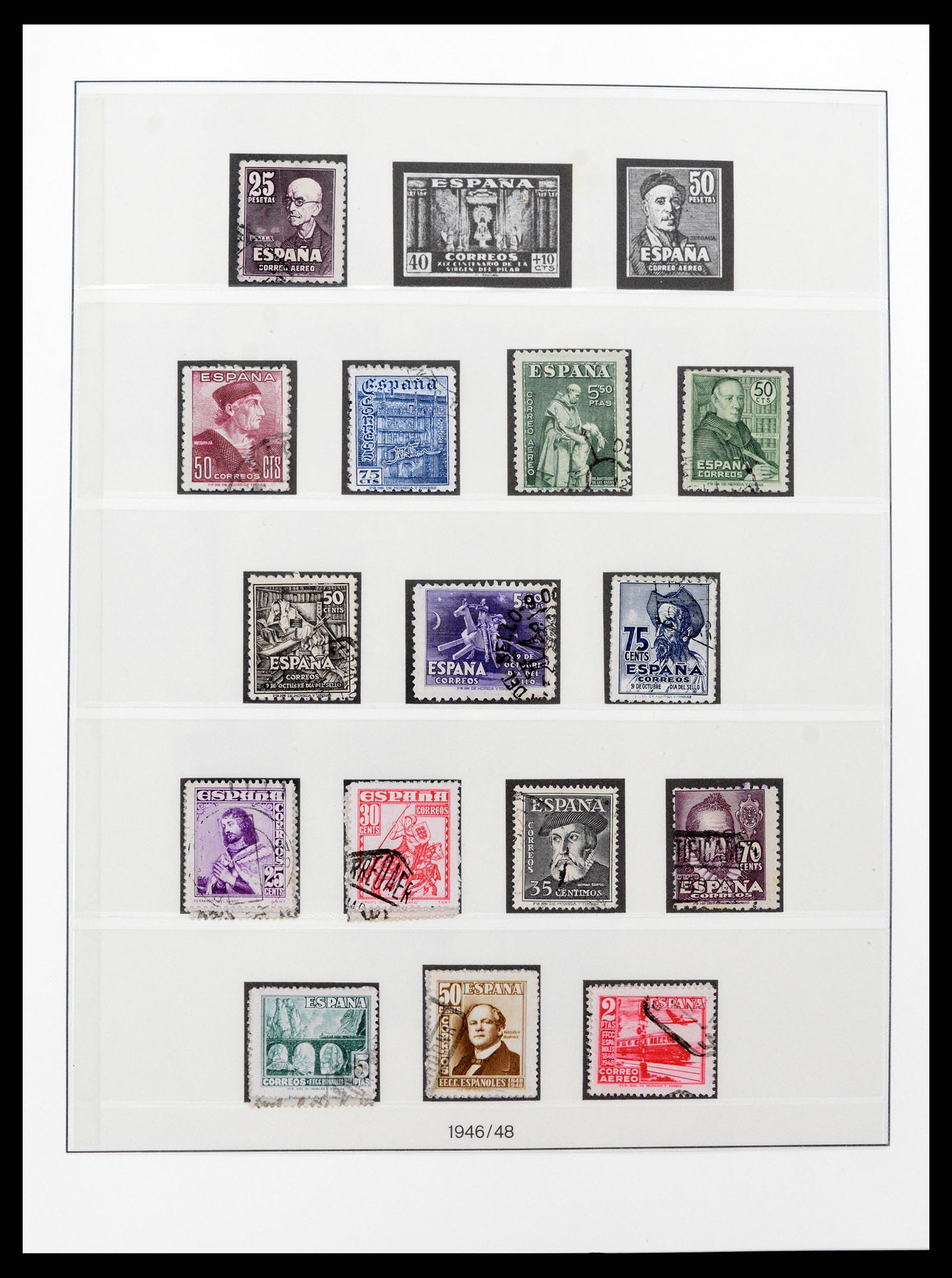 37126 125 - Stamp collection 37126 Spain and colonies 1850-1976.