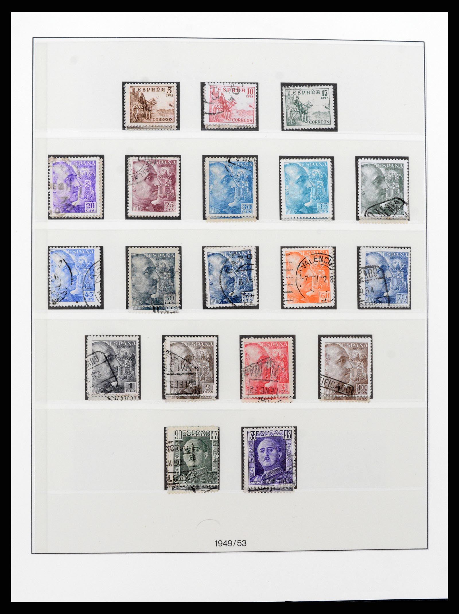 37126 127 - Stamp collection 37126 Spain and colonies 1850-1976.