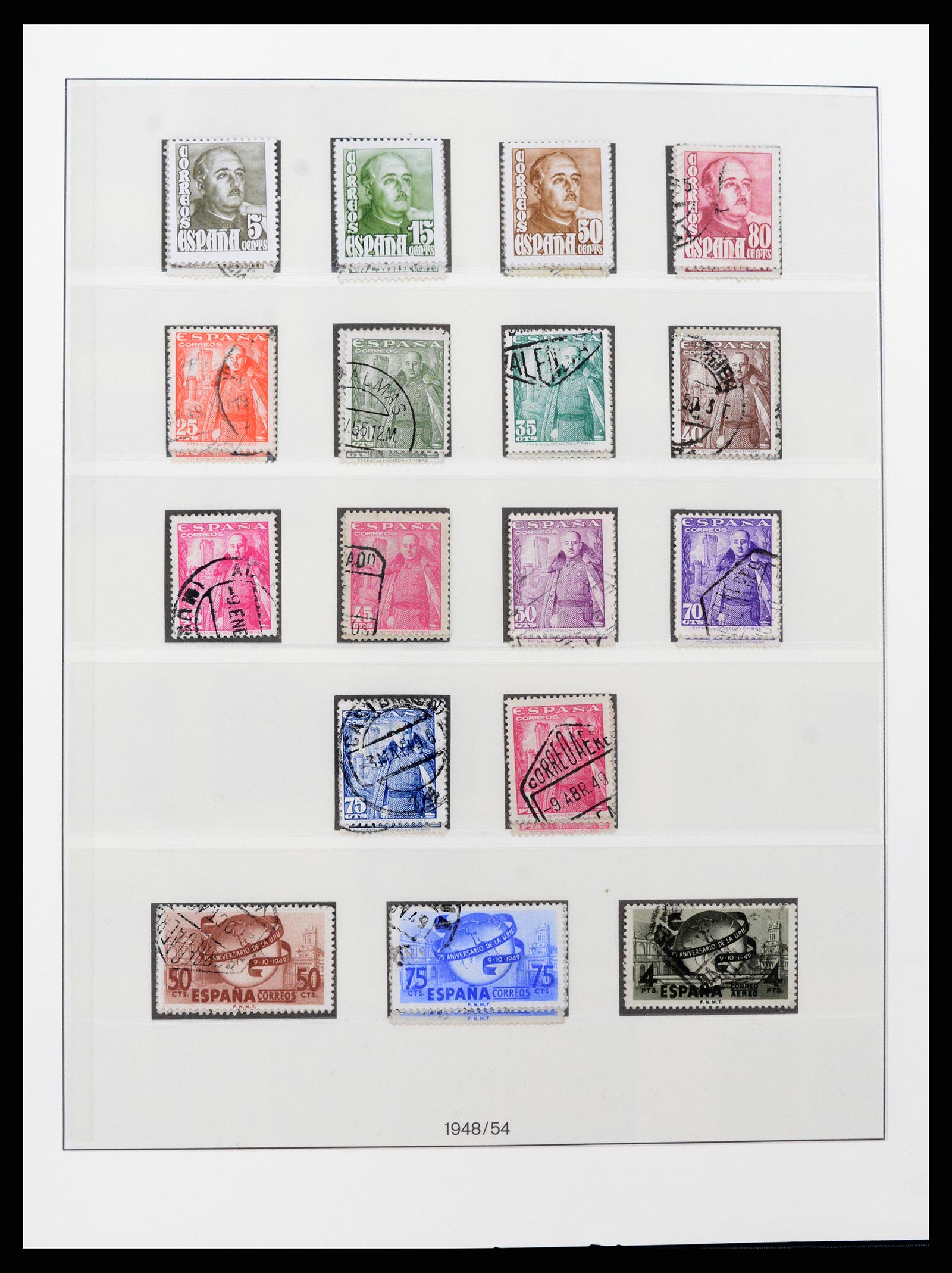 37126 129 - Stamp collection 37126 Spain and colonies 1850-1976.