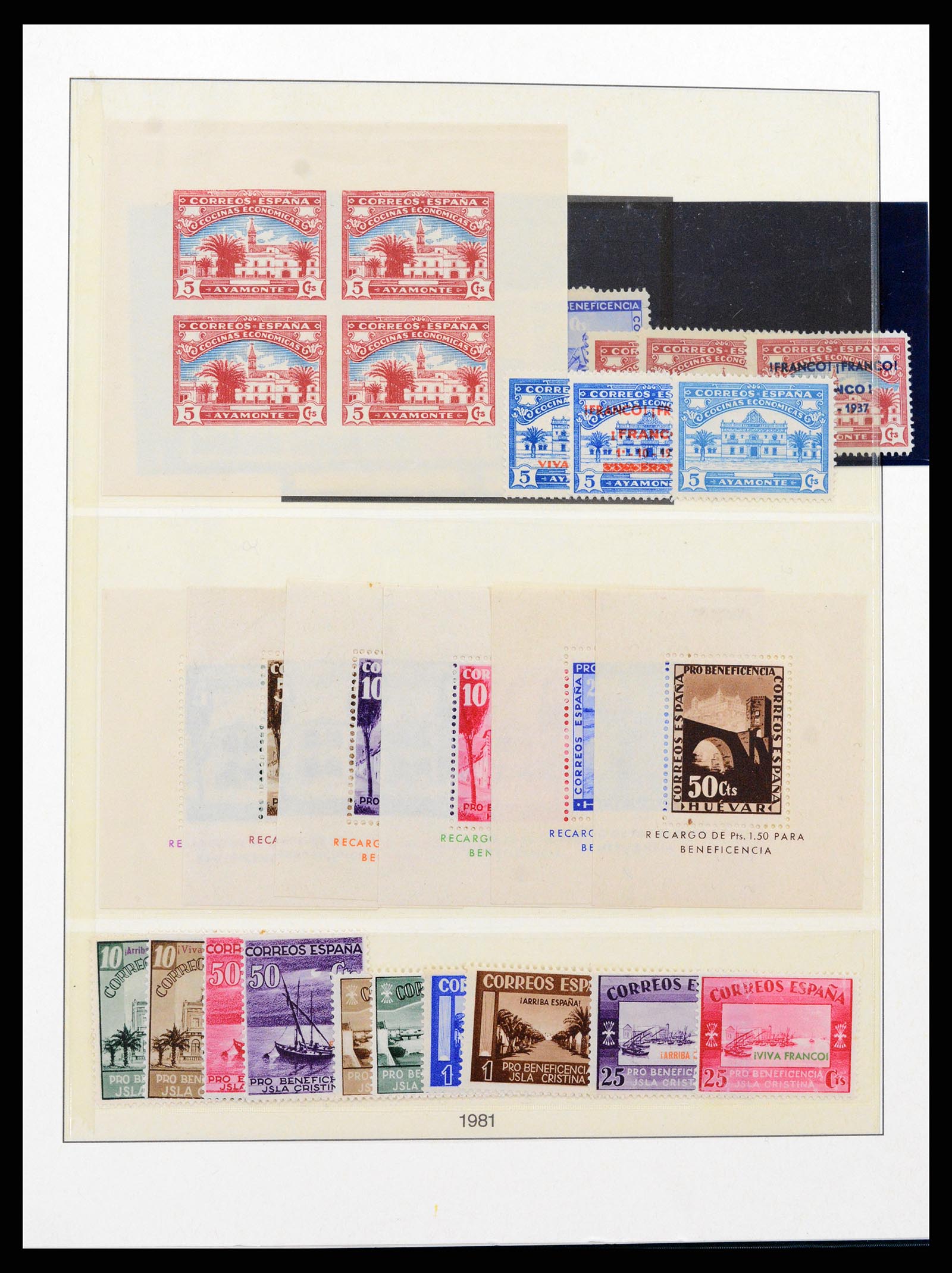 37126 135 - Stamp collection 37126 Spain and colonies 1850-1976.