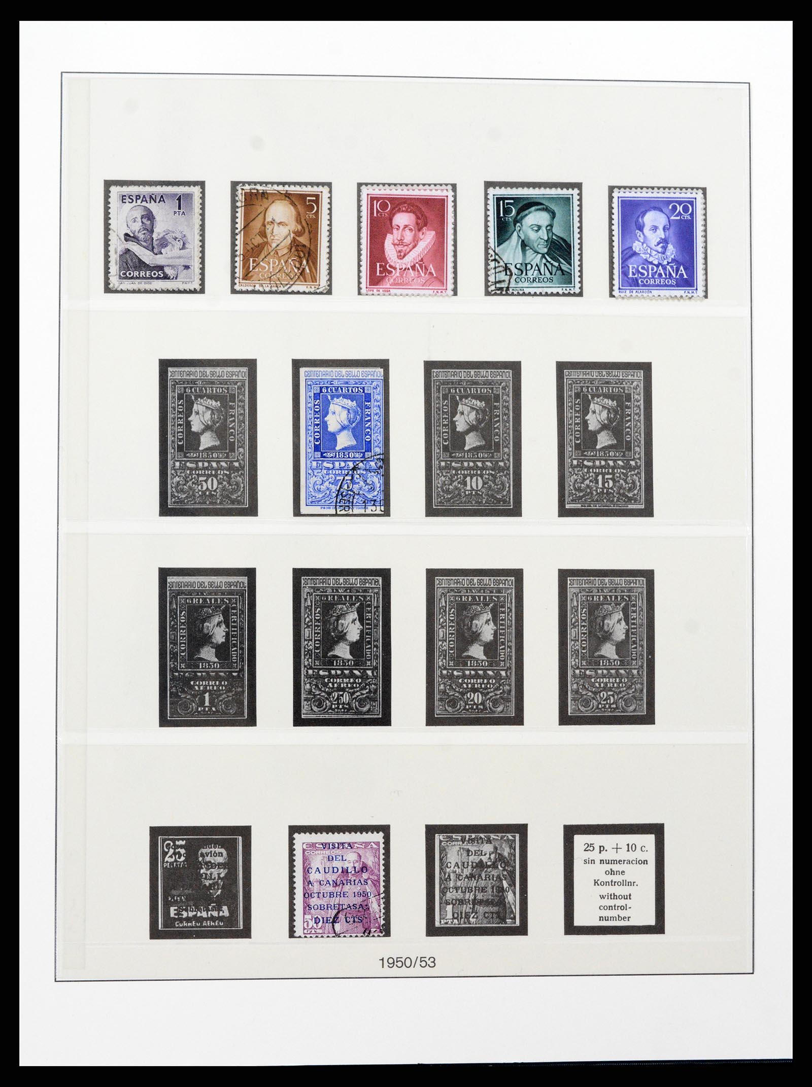 37126 137 - Stamp collection 37126 Spain and colonies 1850-1976.