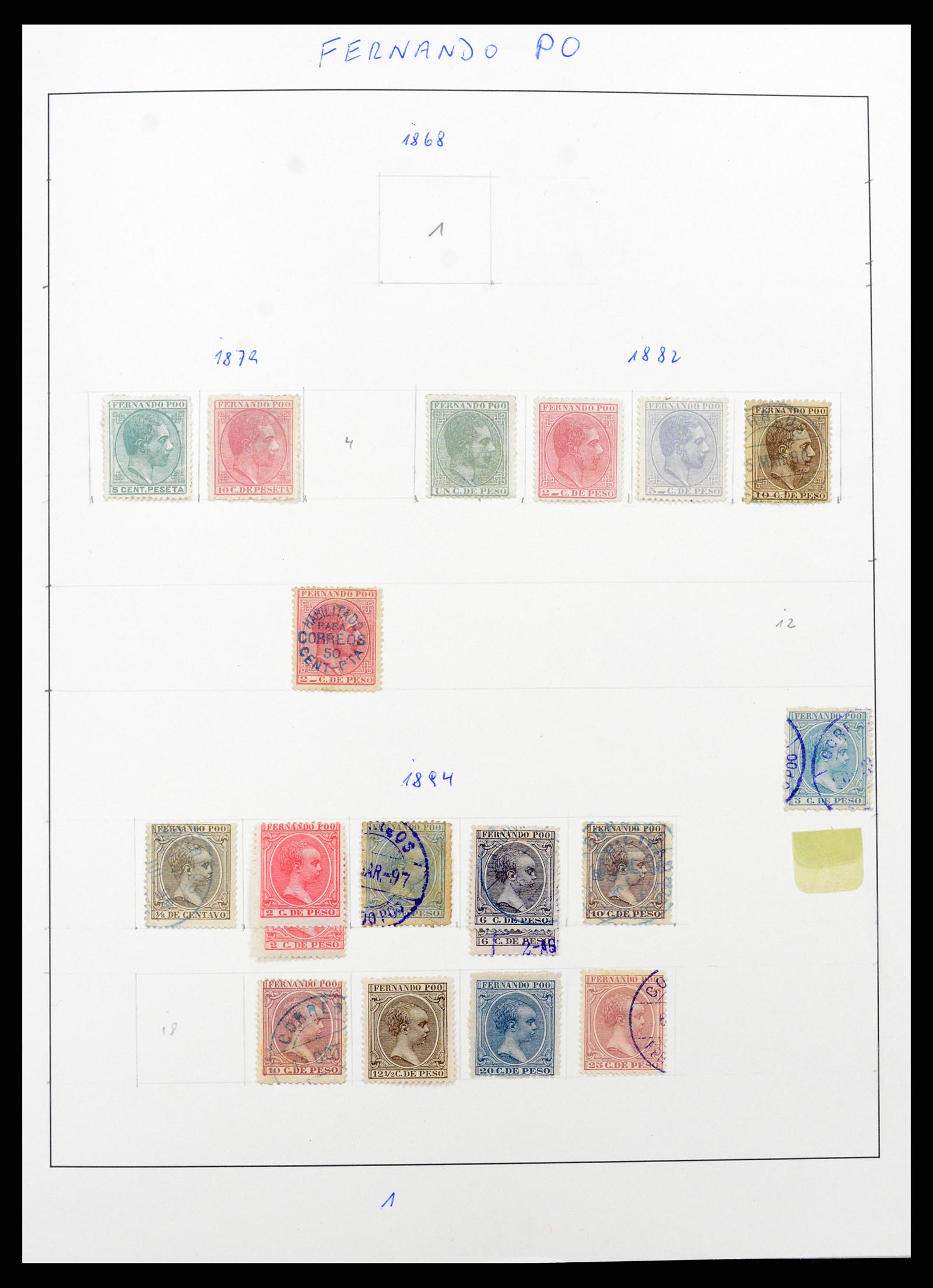 37126 350 - Stamp collection 37126 Spain and colonies 1850-1976.