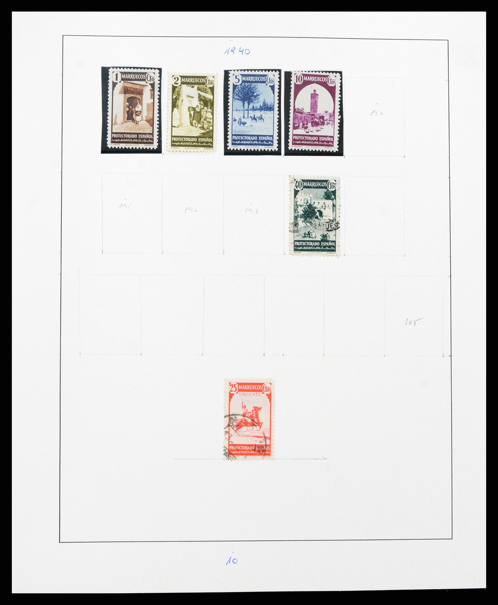 37126 400 - Stamp collection 37126 Spain and colonies 1850-1976.