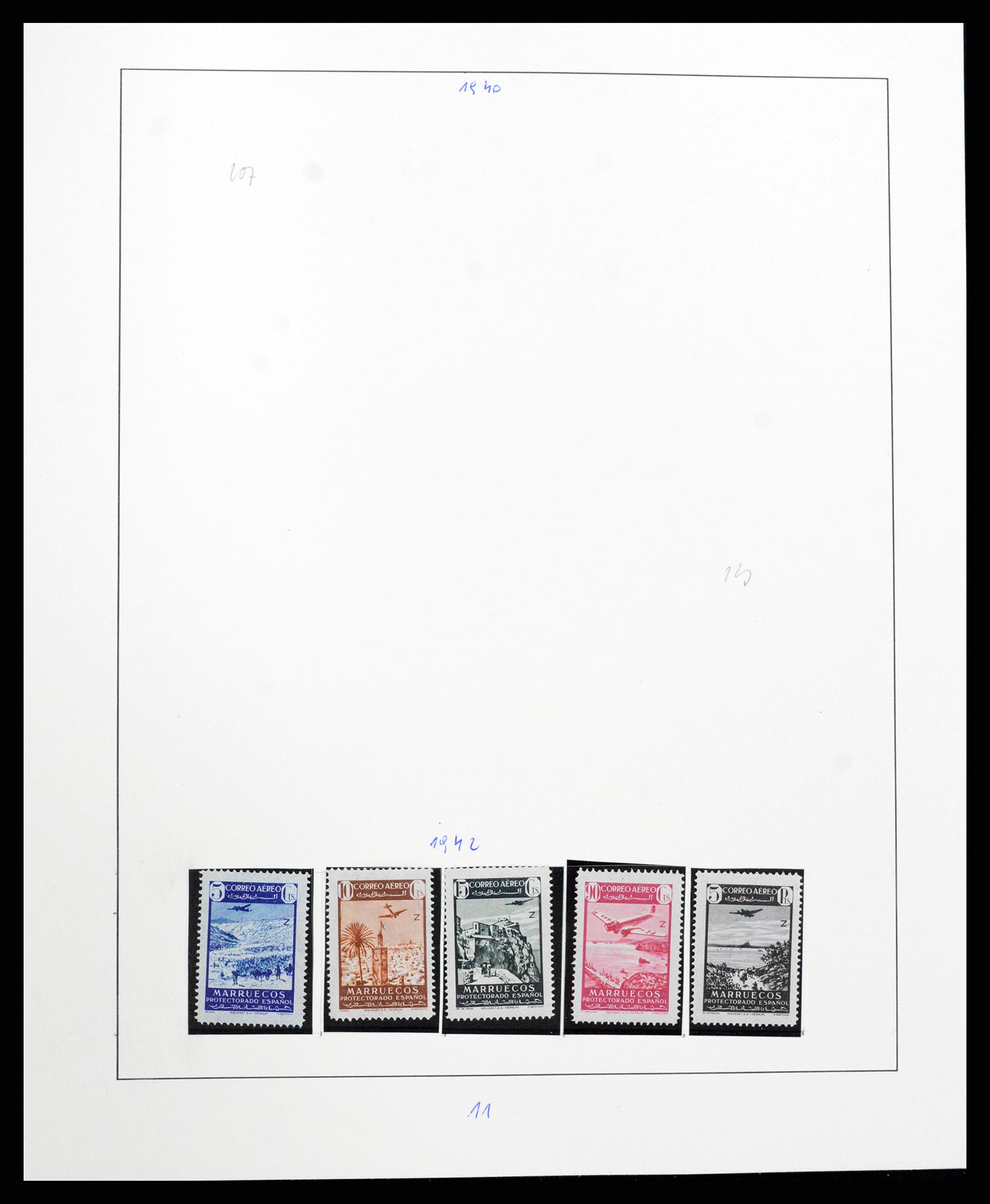 37126 401 - Postzegelverzameling 37126 Spanje en koloniën 1850-1976.