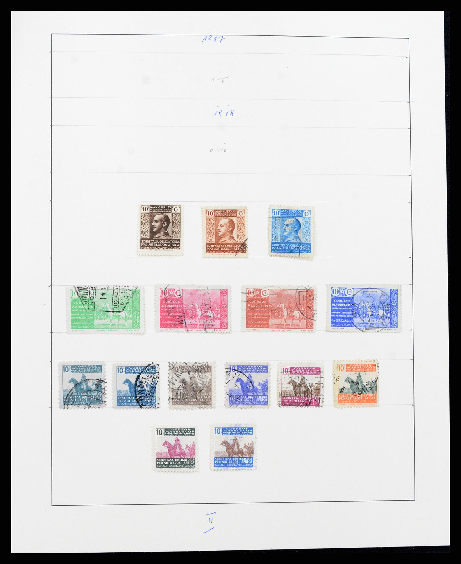 37126 404 - Postzegelverzameling 37126 Spanje en koloniën 1850-1976.