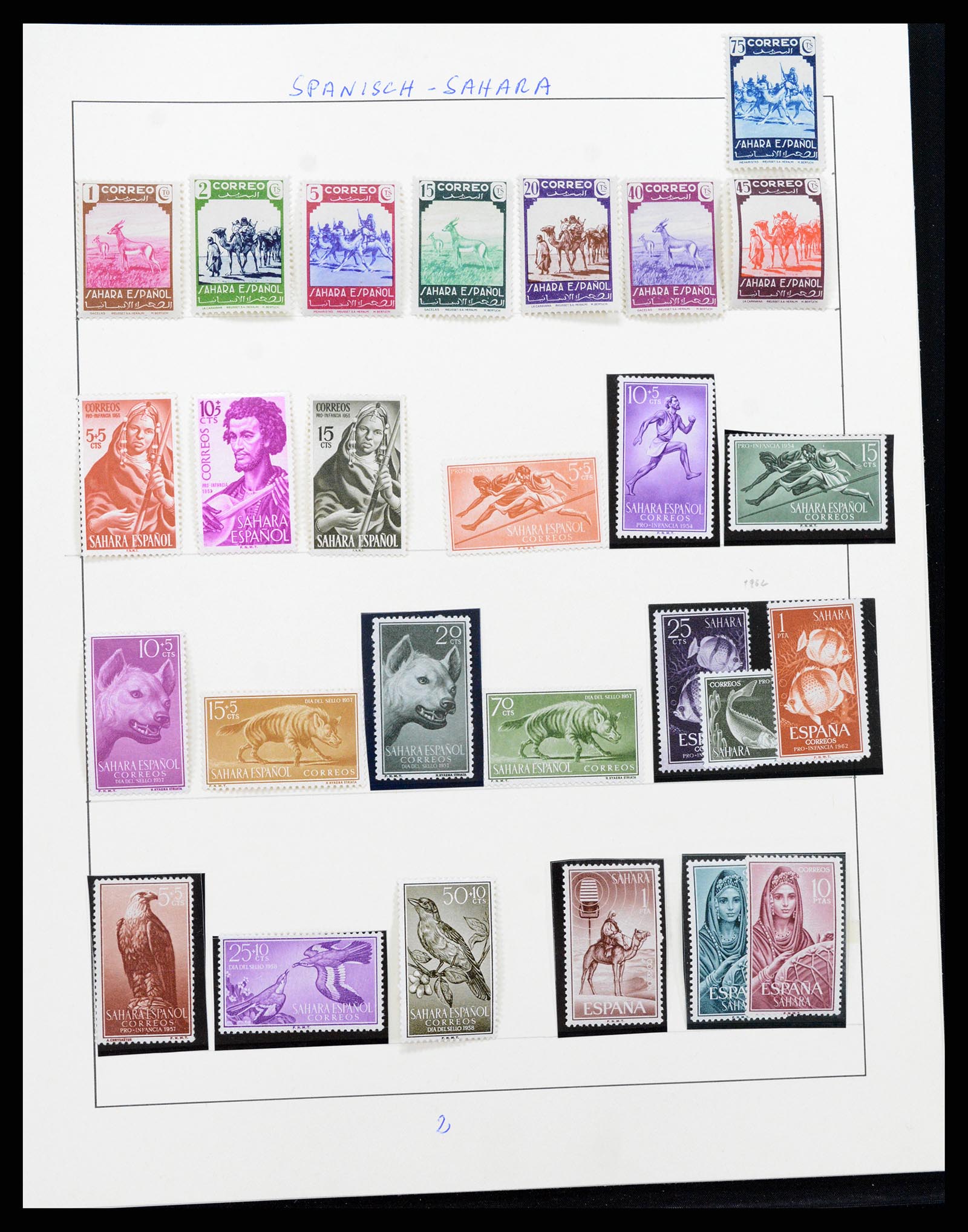 37126 408 - Postzegelverzameling 37126 Spanje en koloniën 1850-1976.