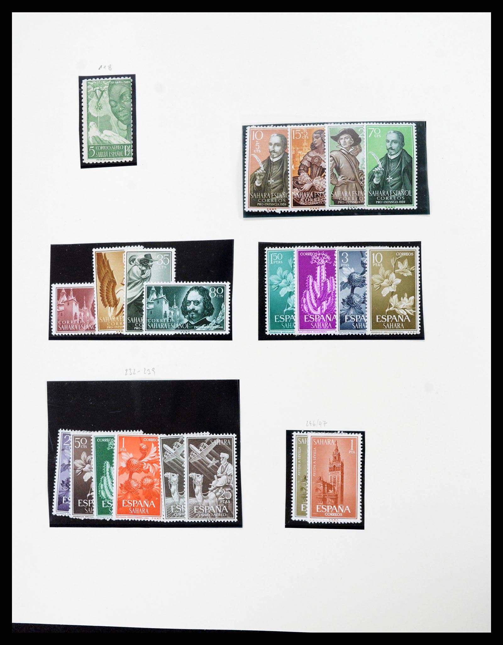 37126 409 - Postzegelverzameling 37126 Spanje en koloniën 1850-1976.