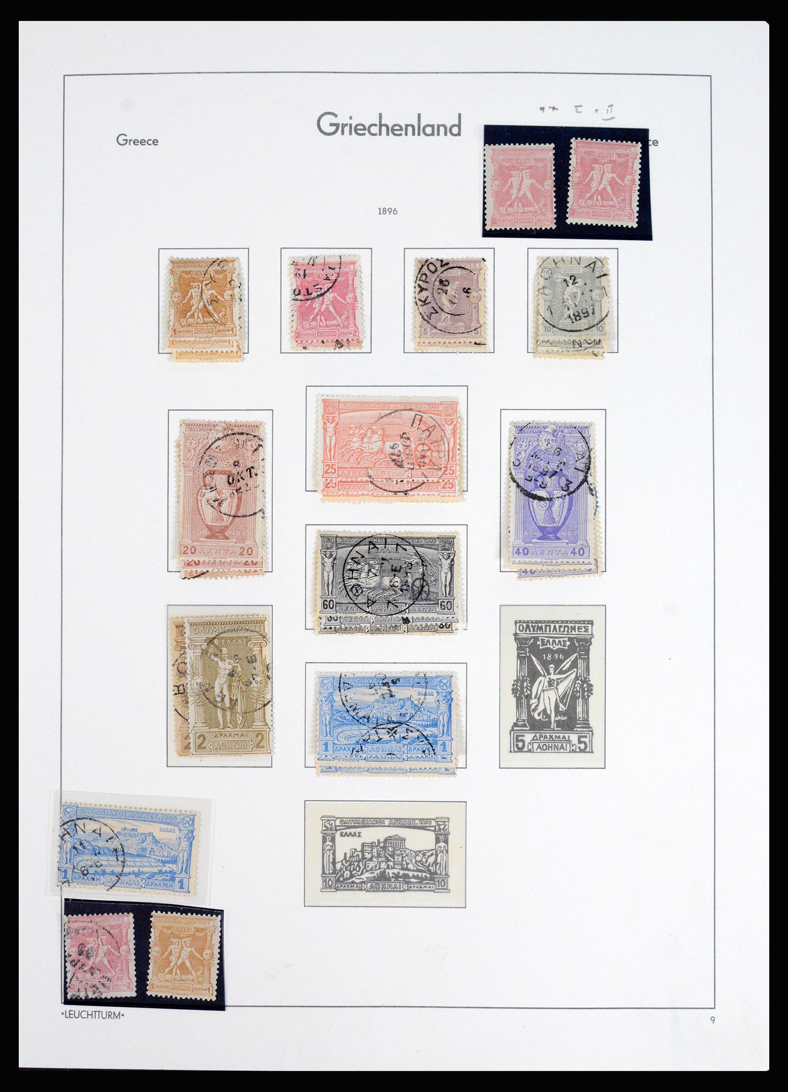37127 014 - Postzegelverzameling 37127 Griekenland 1861-1985.