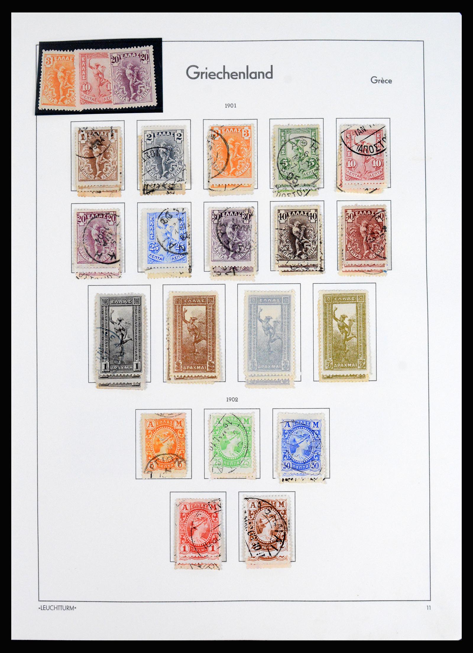 37127 016 - Postzegelverzameling 37127 Griekenland 1861-1985.