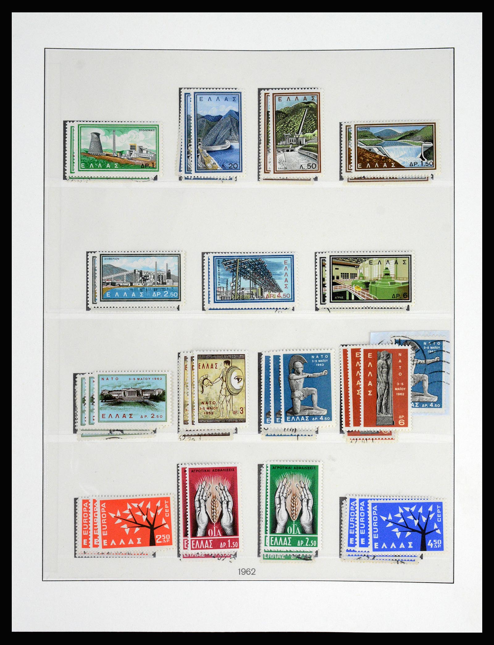 37127 126 - Postzegelverzameling 37127 Griekenland 1861-1985.