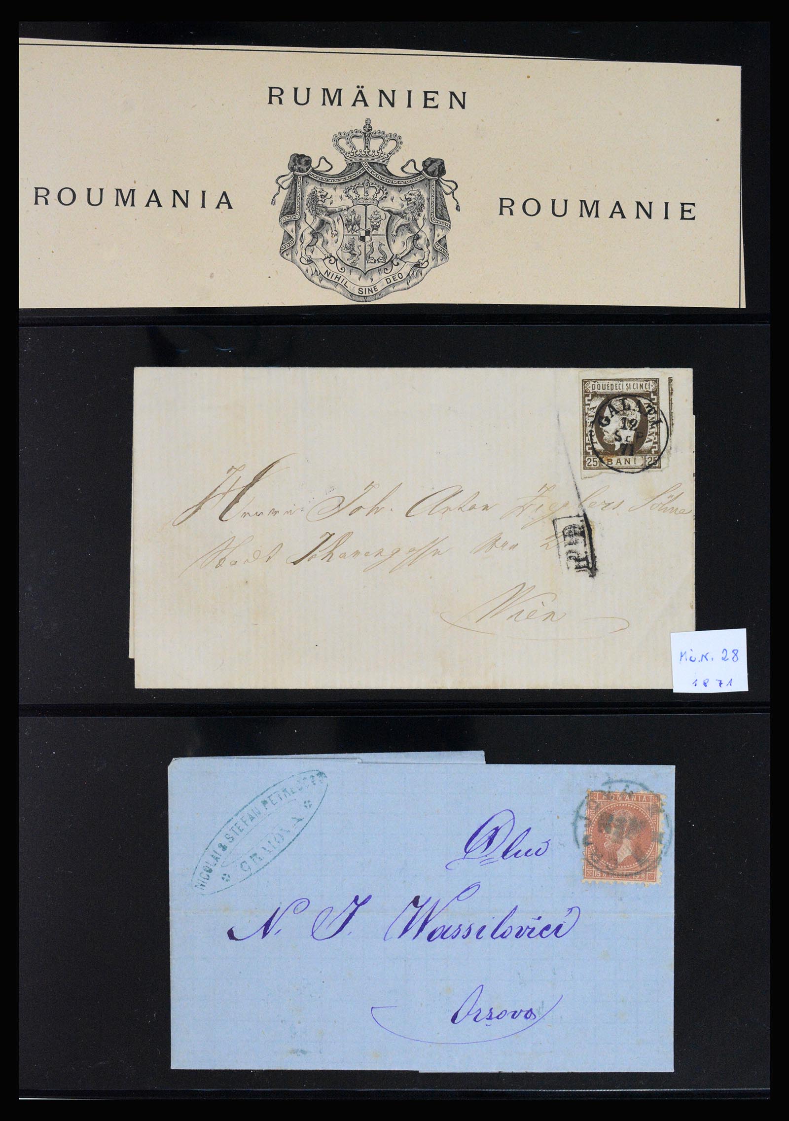 37128 001 - Postzegelverzameling 37128 Roemenië 1865-1965.