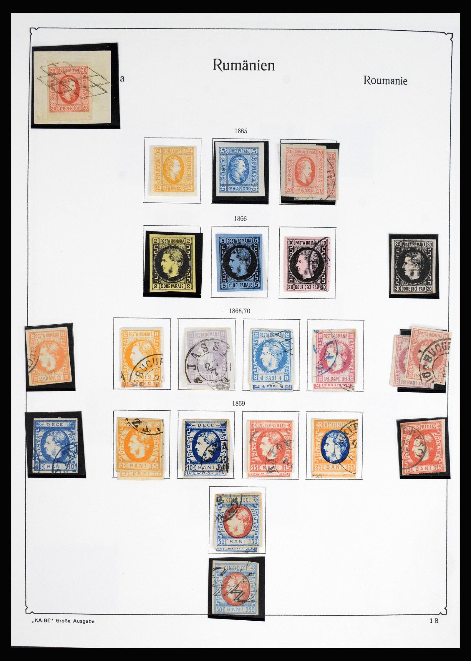 37128 004 - Postzegelverzameling 37128 Roemenië 1865-1965.