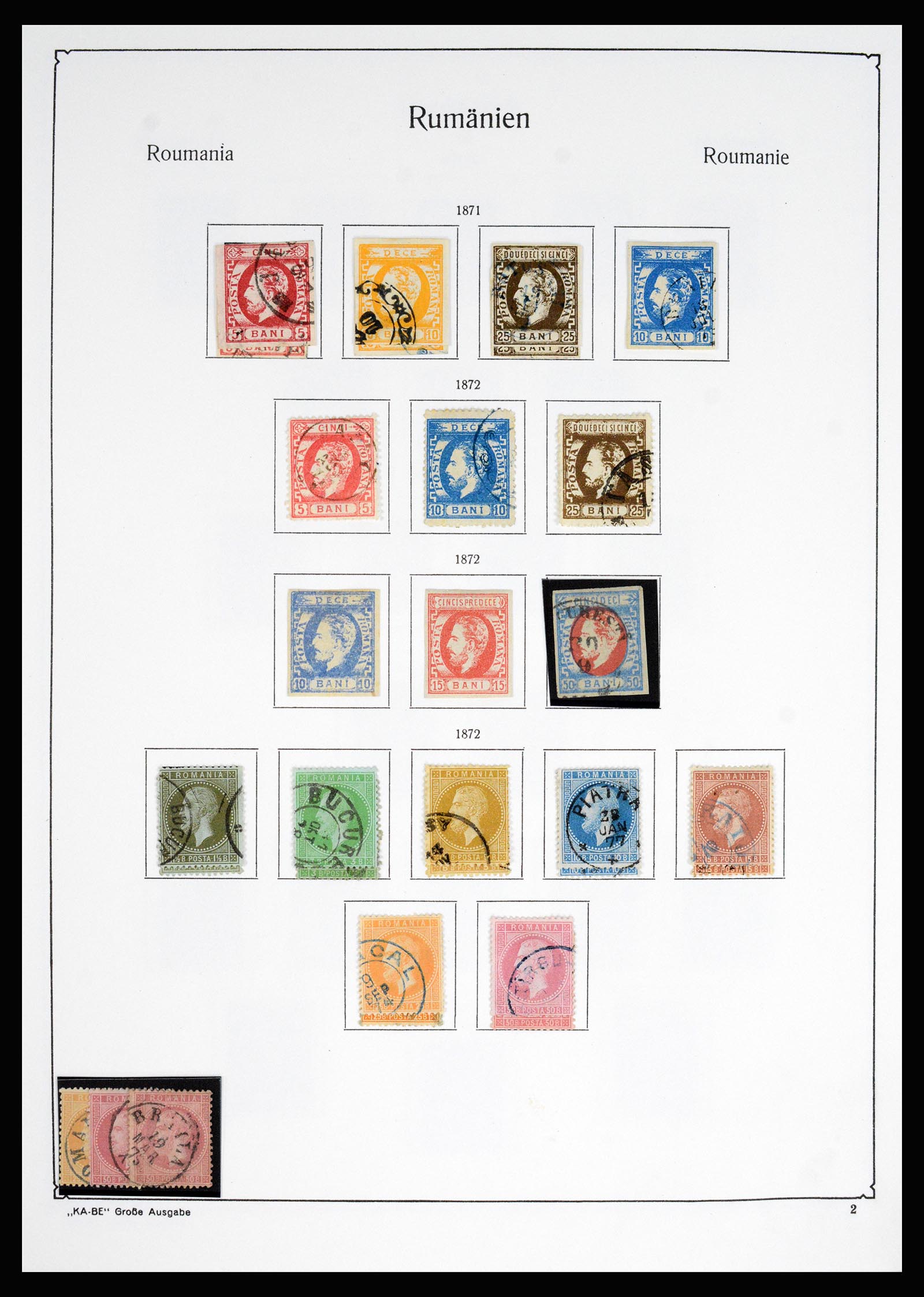 37128 005 - Postzegelverzameling 37128 Roemenië 1865-1965.