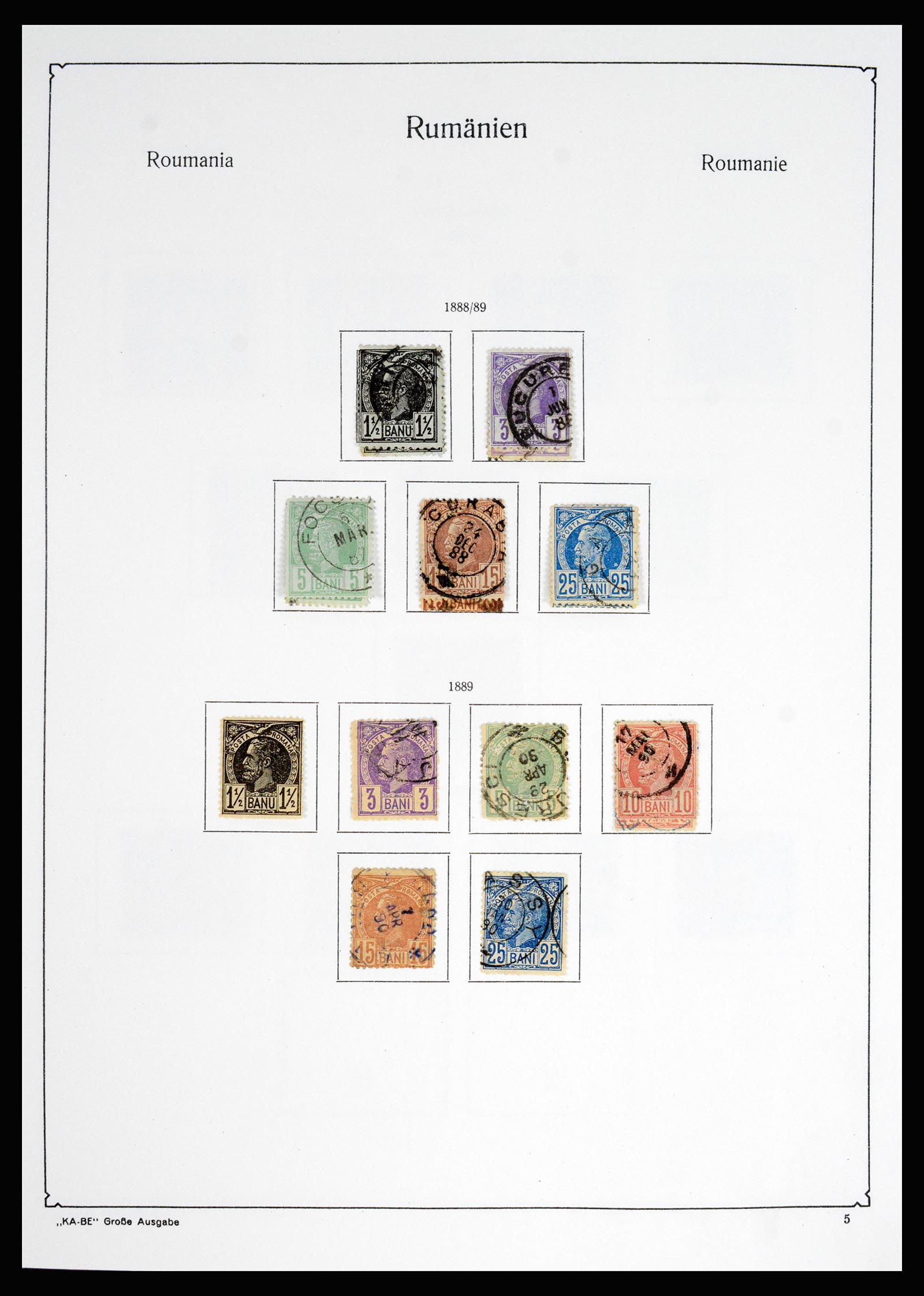 37128 008 - Postzegelverzameling 37128 Roemenië 1865-1965.