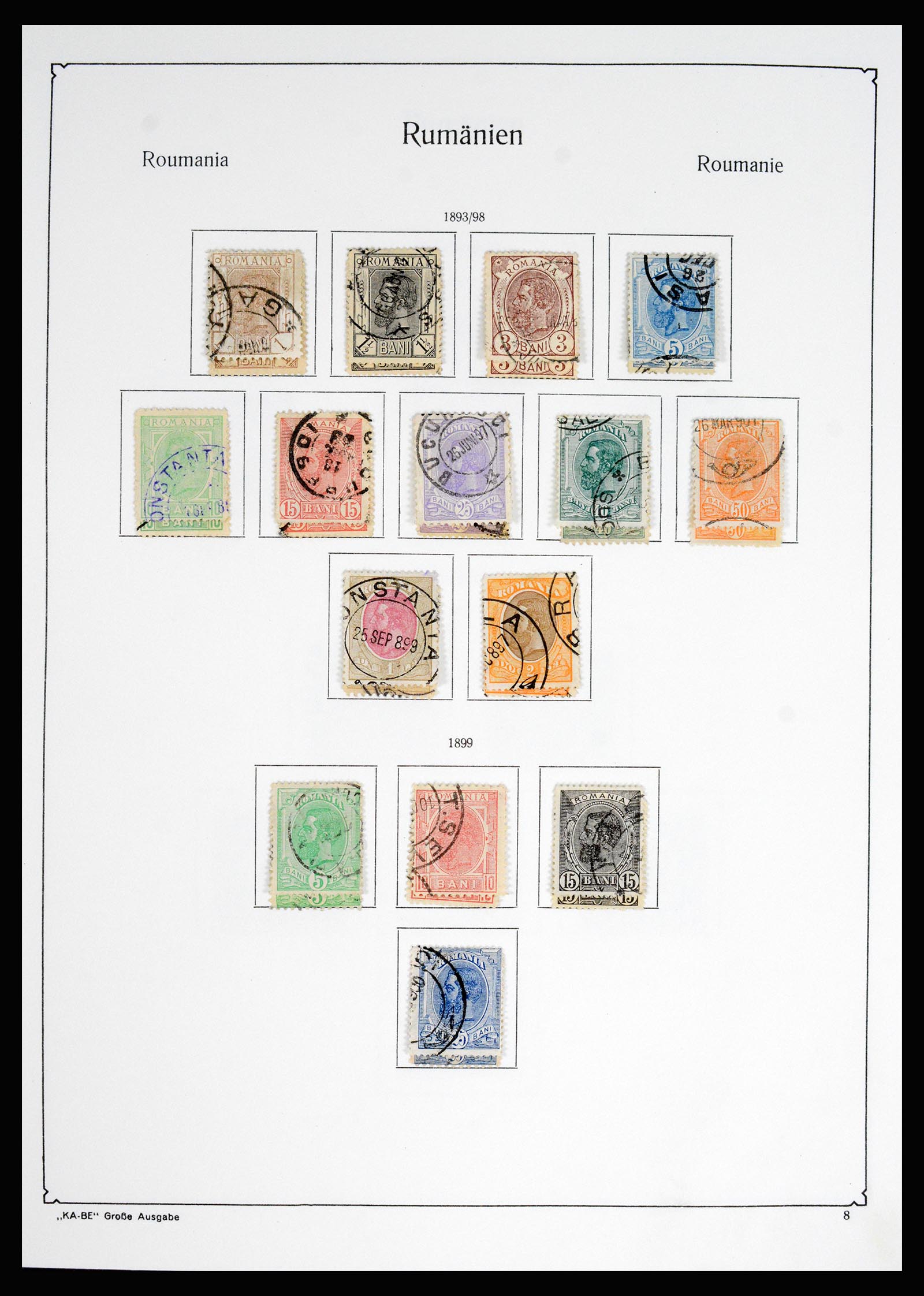 37128 011 - Postzegelverzameling 37128 Roemenië 1865-1965.
